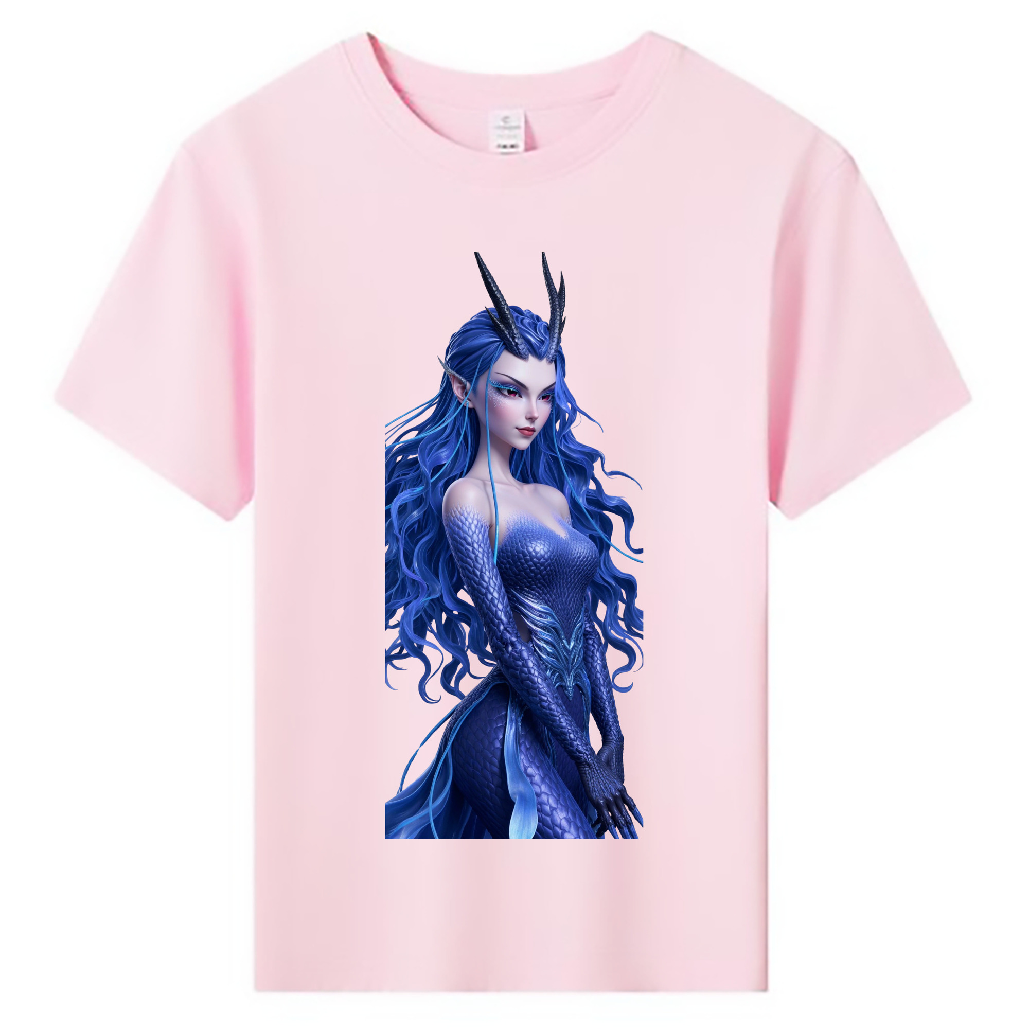 （画像用） Ne Zha 2 ナタ 魔童の大暴れ 綿100％キッズTシャツ（フロントプリント）
