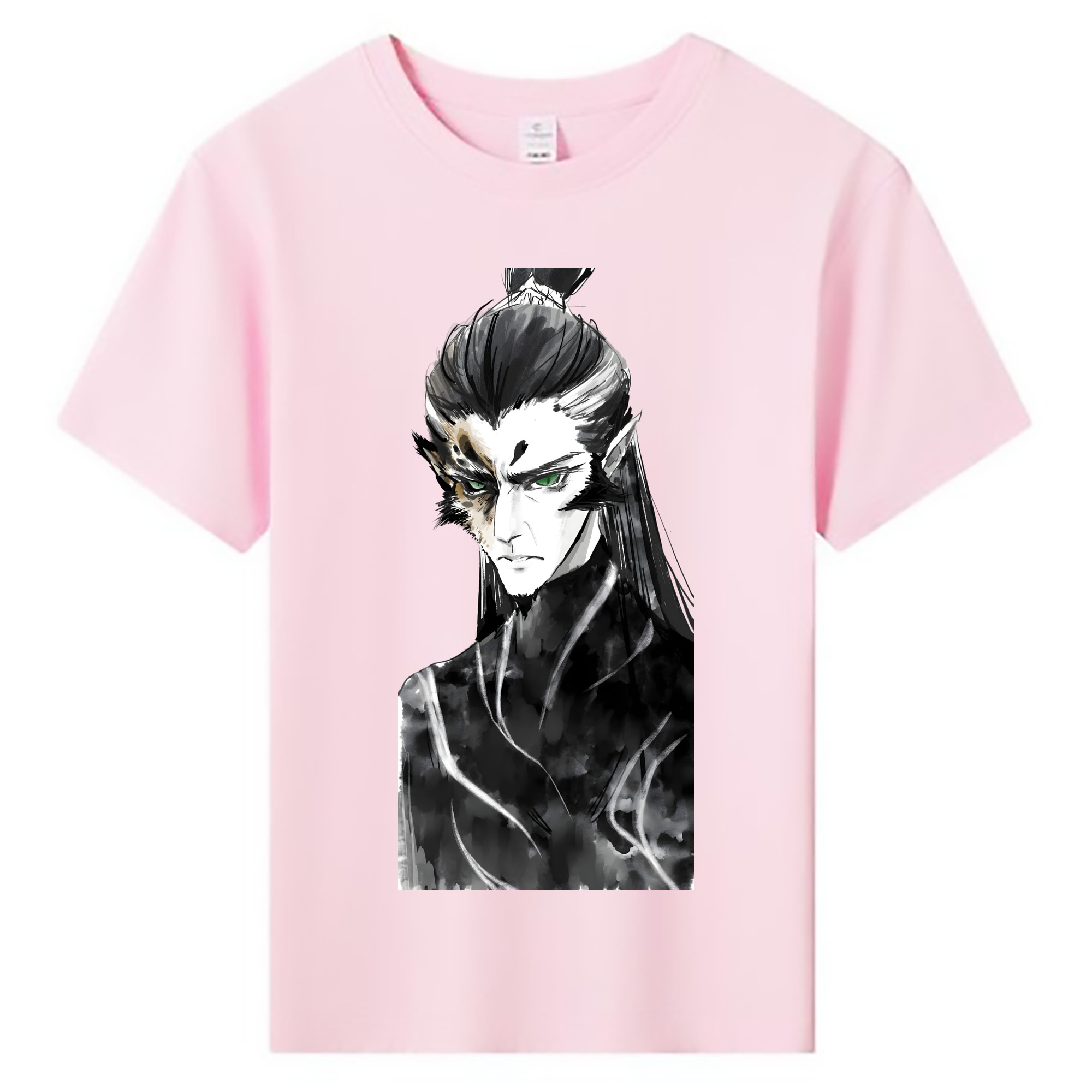 （画像用） Ne Zha 2 ナタ 魔童の大暴れ 綿100％キッズTシャツ（フロントプリント）