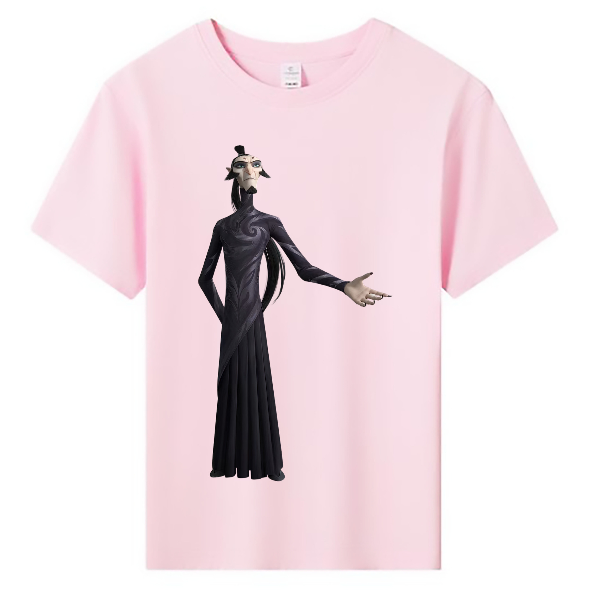 （画像用） Ne Zha 2 ナタ 魔童の大暴れ 綿100％キッズTシャツ（フロントプリント）