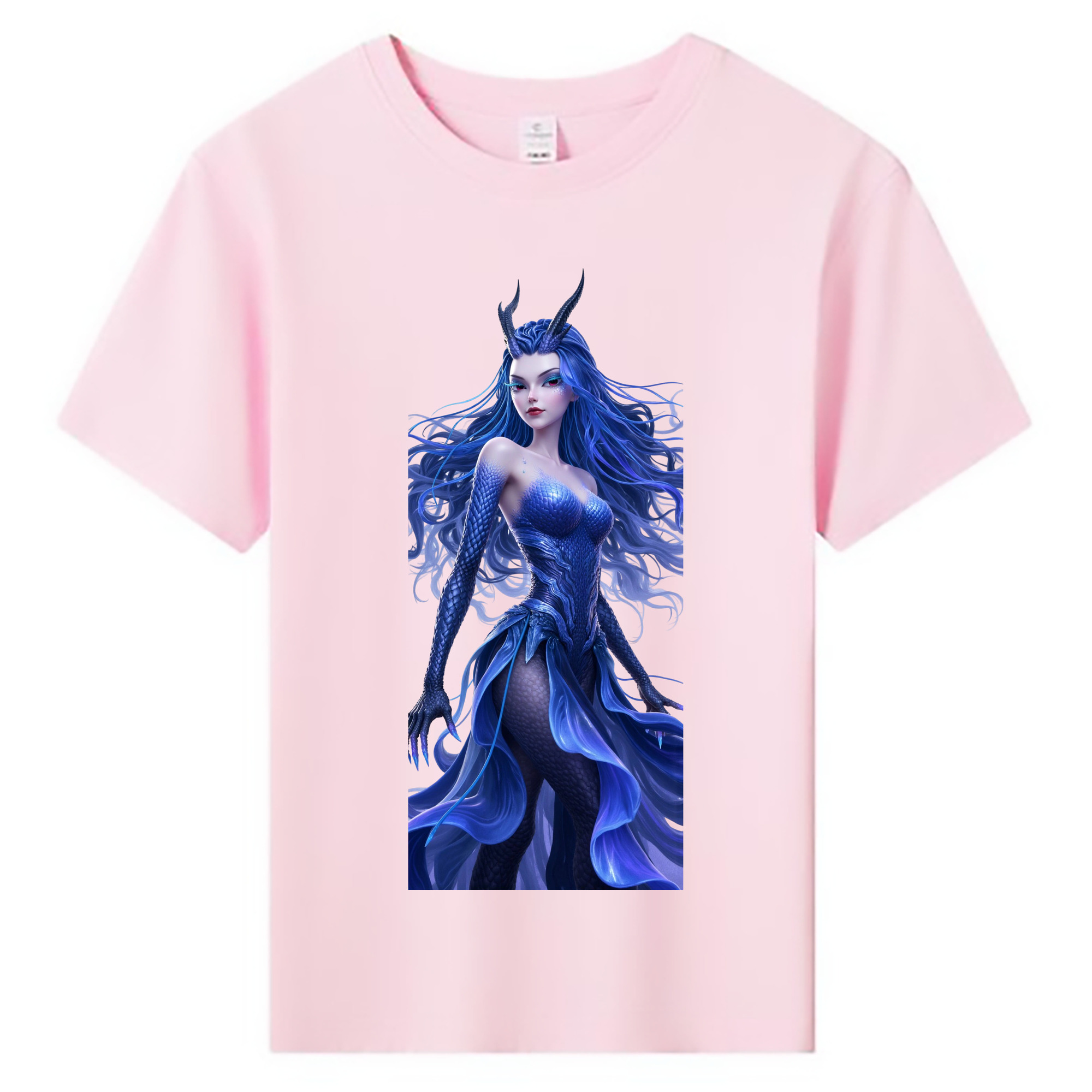 （画像用） Ne Zha 2 ナタ 魔童の大暴れ 綿100％キッズTシャツ（フロントプリント）