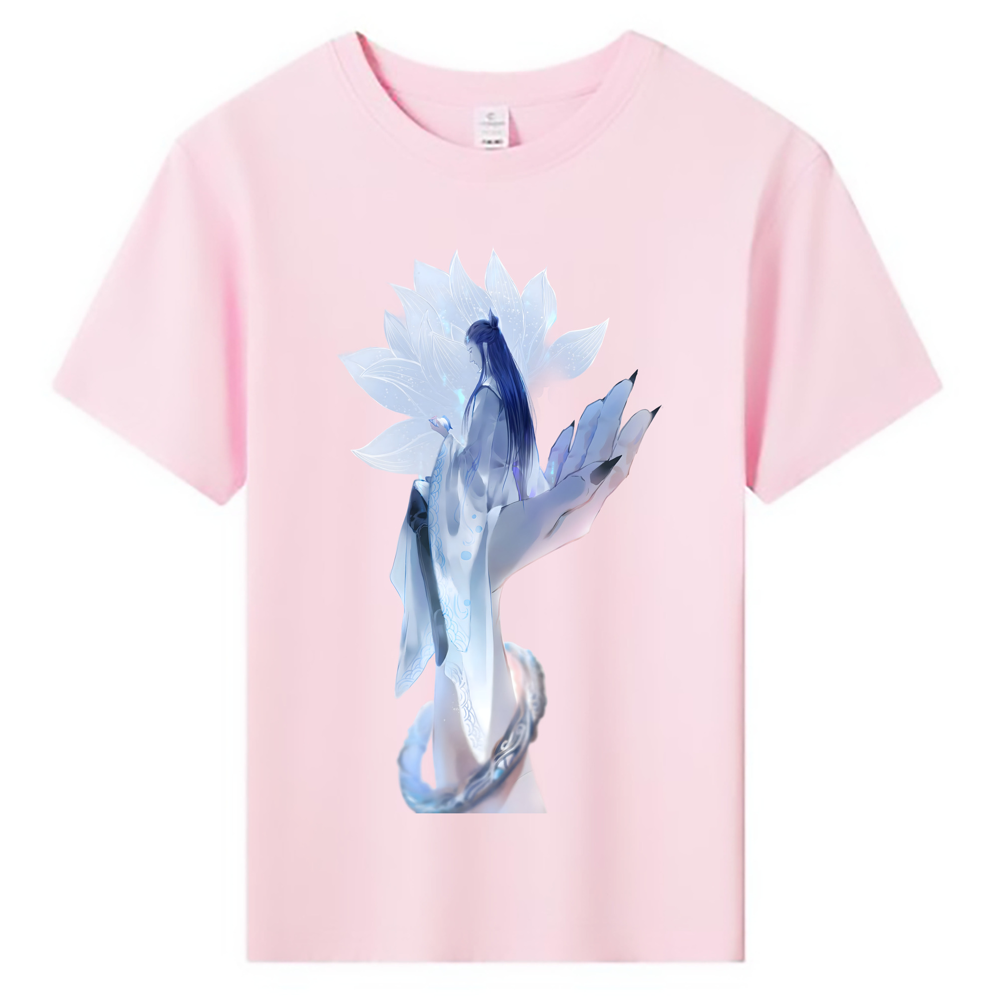 （画像用） Ne Zha 2 ナタ 魔童の大暴れ 綿100％キッズTシャツ（フロントプリント）