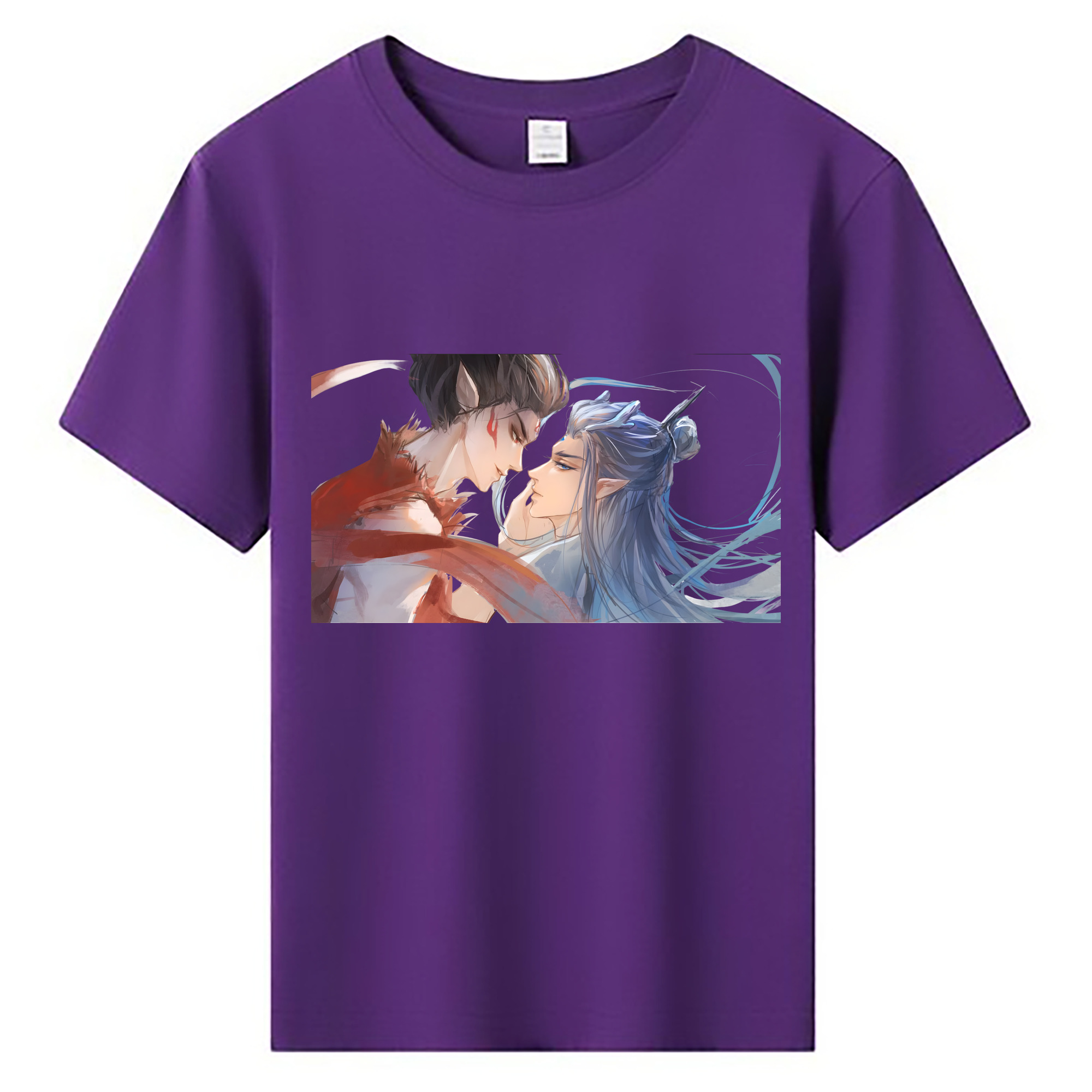 （画像用） Ne Zha 2 ナタ 魔童の大暴れ 綿100％キッズTシャツ（フロントプリント）