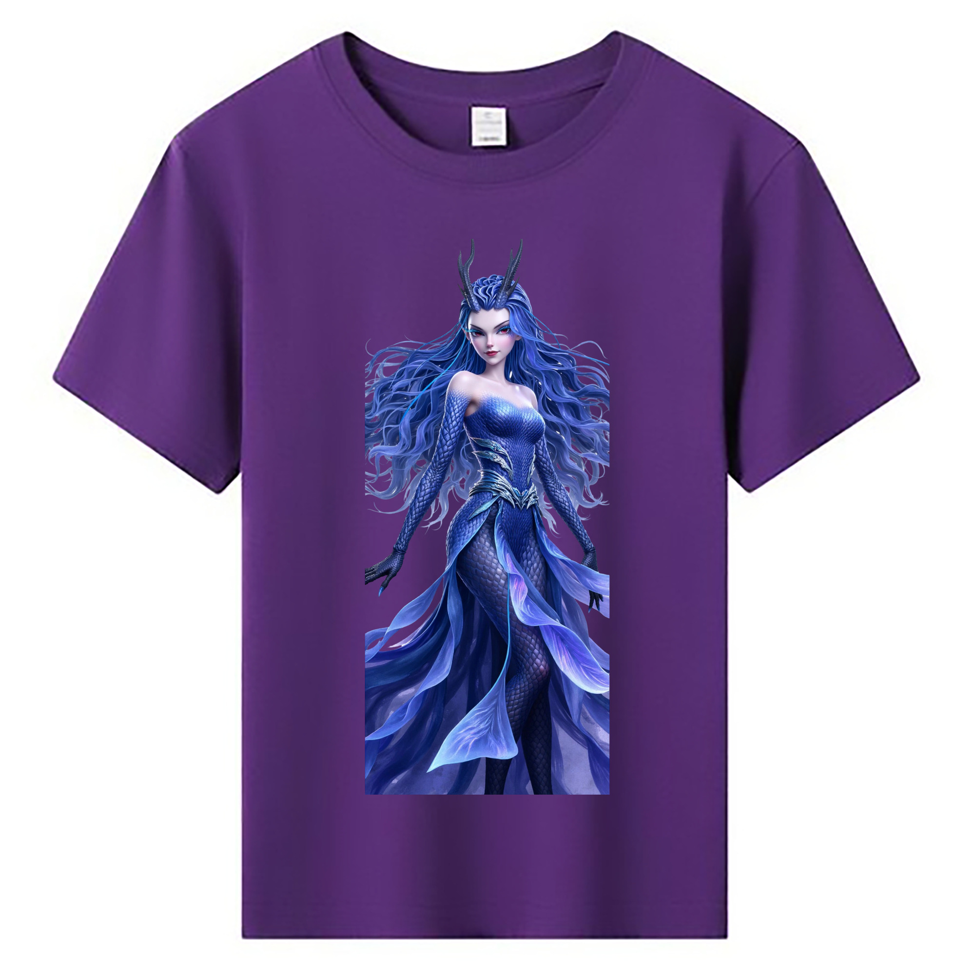 （画像用） Ne Zha 2 ナタ 魔童の大暴れ 綿100％キッズTシャツ（フロントプリント）