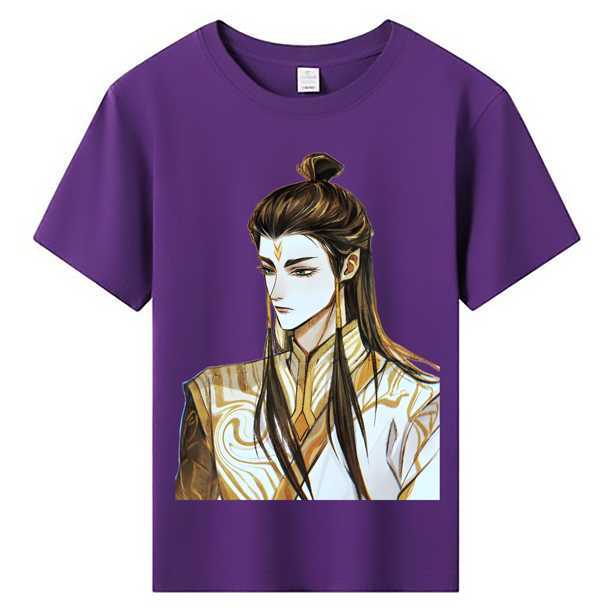 （画像用） Ne Zha 2 ナタ 魔童の大暴れ 綿100％キッズTシャツ（フロントプリント）