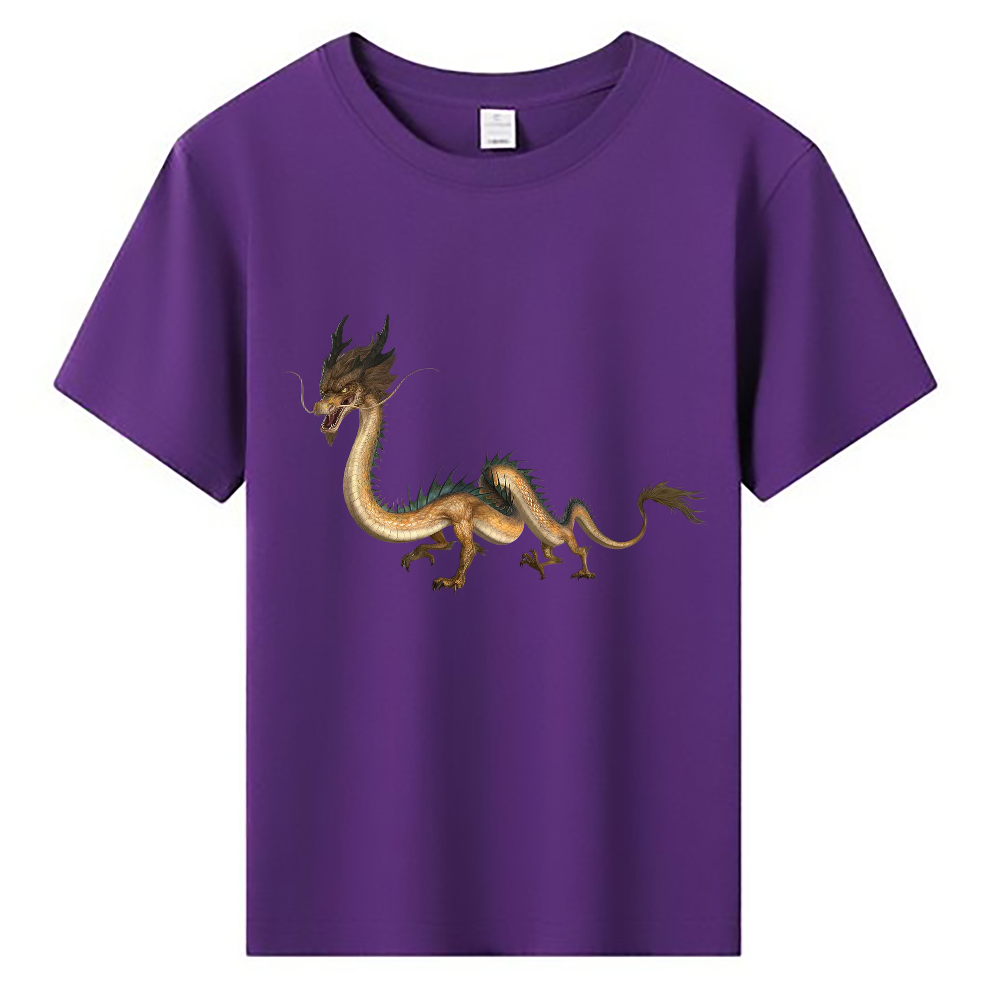 （画像用） Ne Zha 2 ナタ 魔童の大暴れ 綿100％キッズTシャツ（フロントプリント）