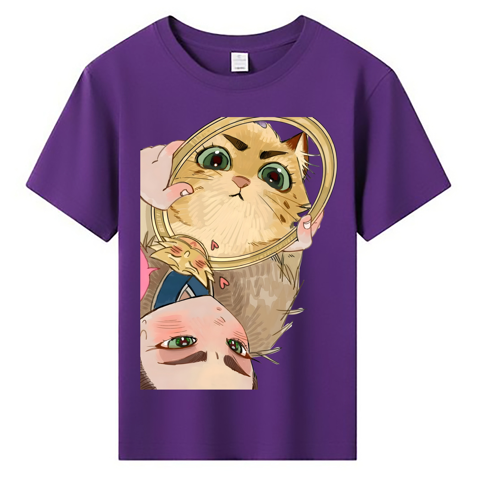 （画像用） Ne Zha 2 ナタ 魔童の大暴れ 綿100％キッズTシャツ（フロントプリント）