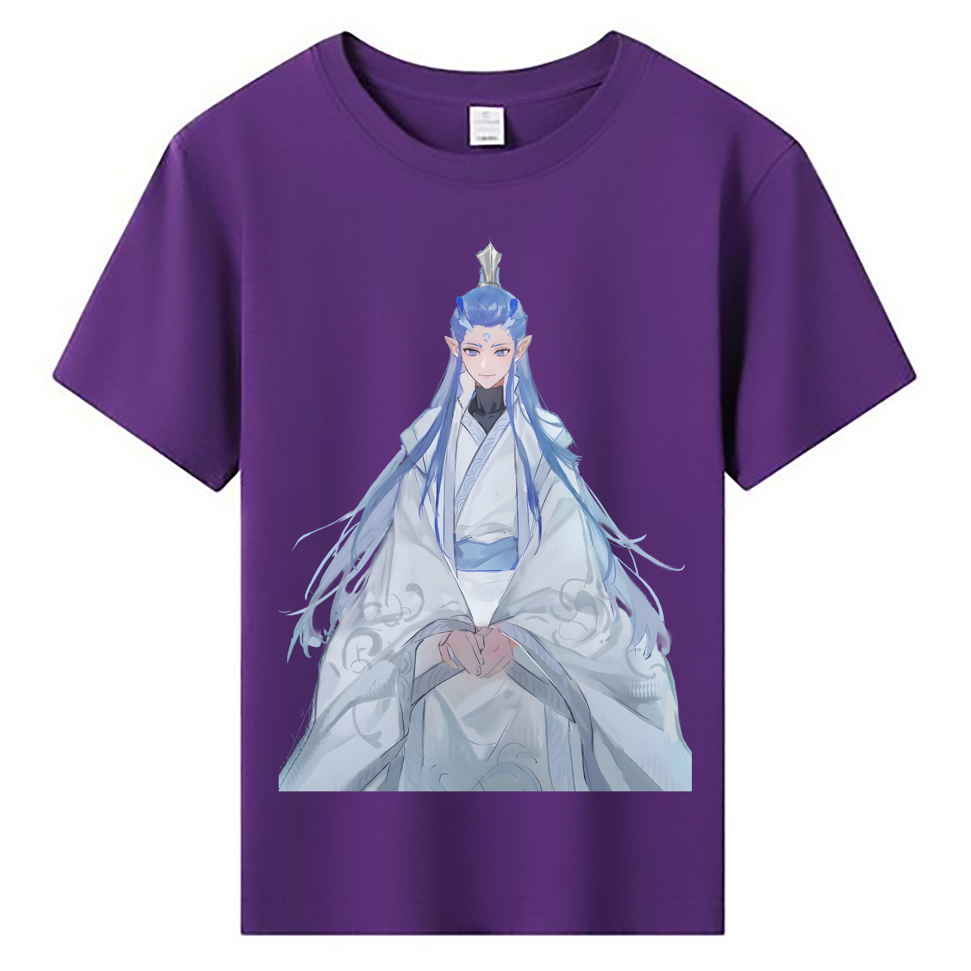 （画像用） Ne Zha 2 ナタ 魔童の大暴れ 綿100％キッズTシャツ（フロントプリント）