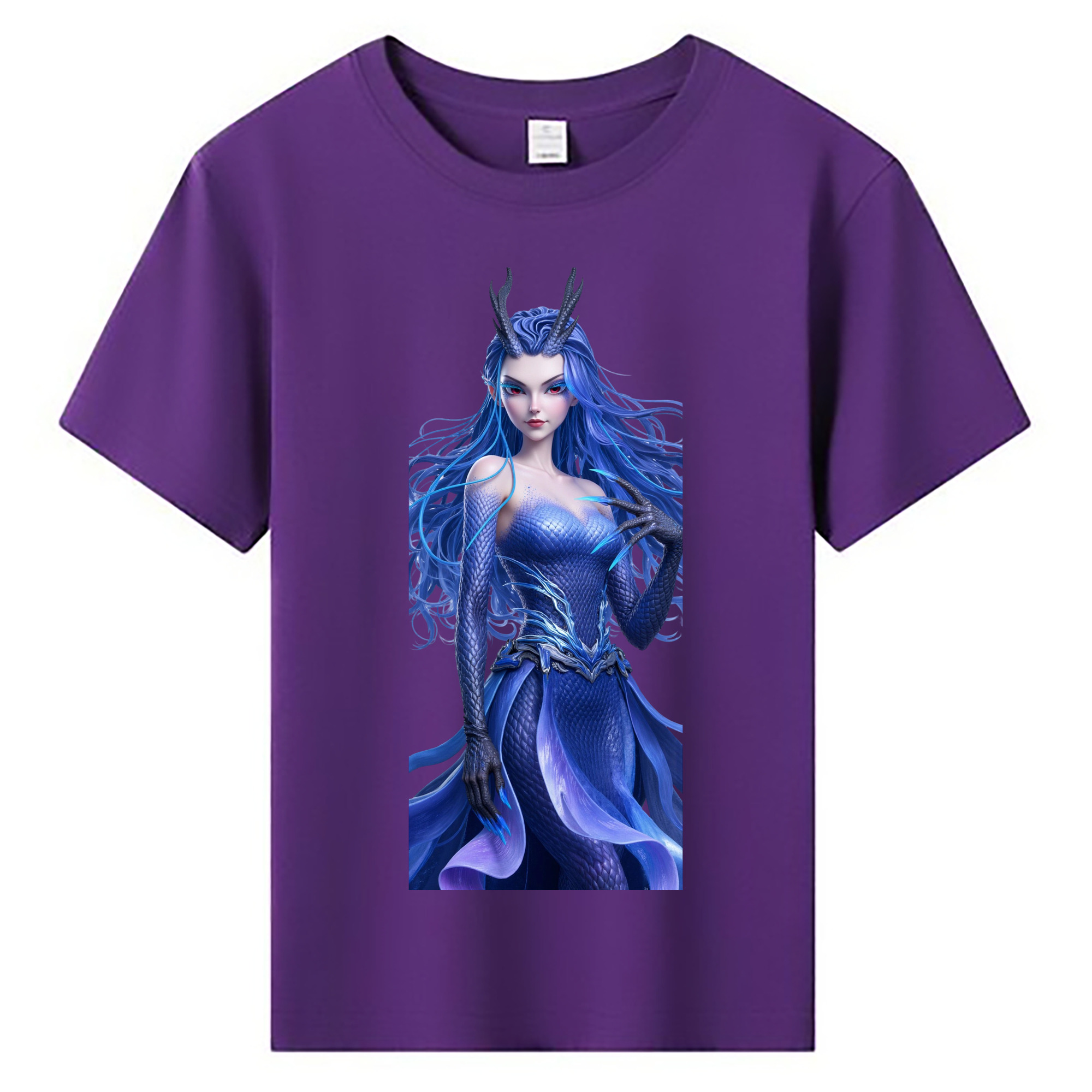 （画像用） Ne Zha 2 ナタ 魔童の大暴れ 綿100％キッズTシャツ（フロントプリント）