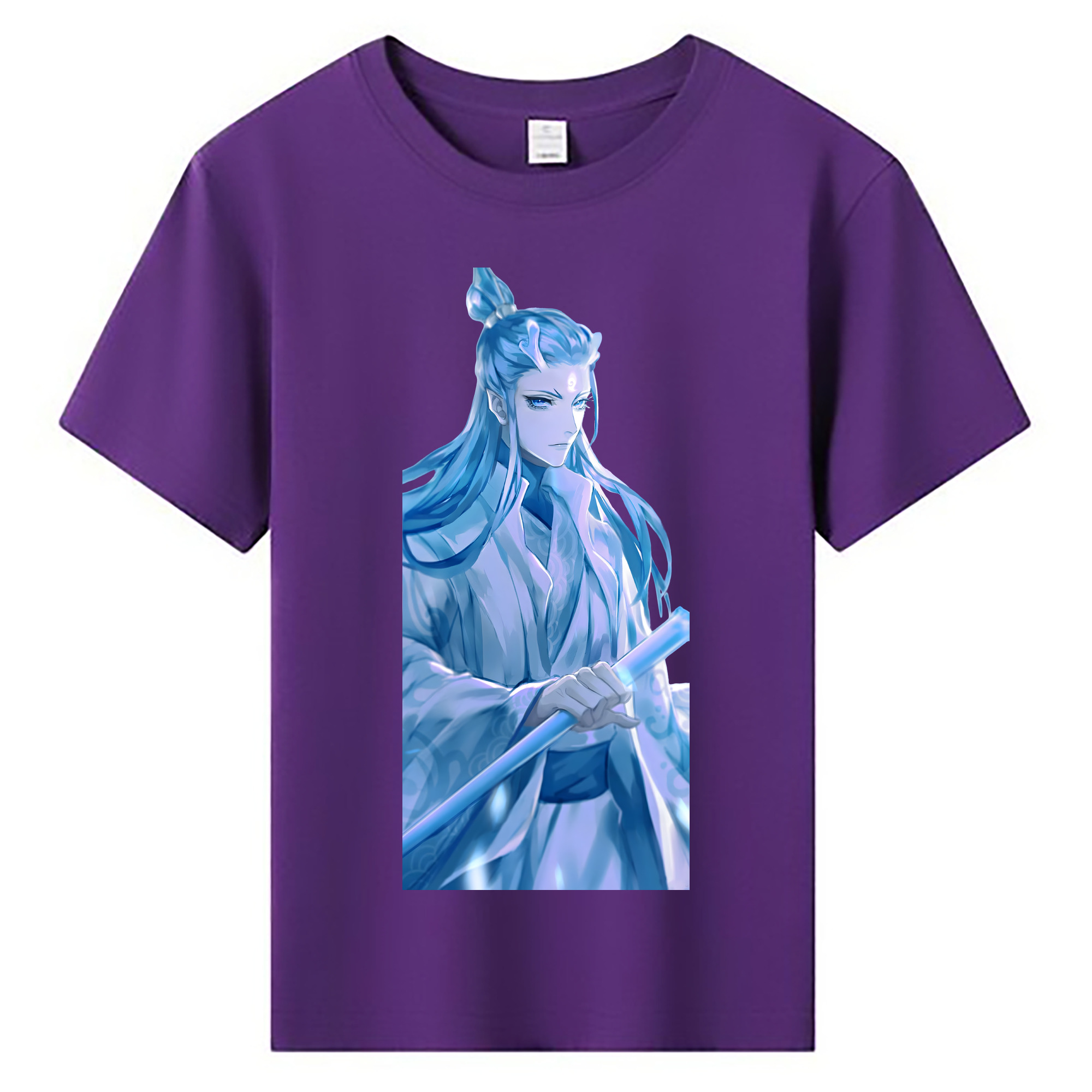 （画像用） Ne Zha 2 ナタ 魔童の大暴れ 綿100％キッズTシャツ（フロントプリント）