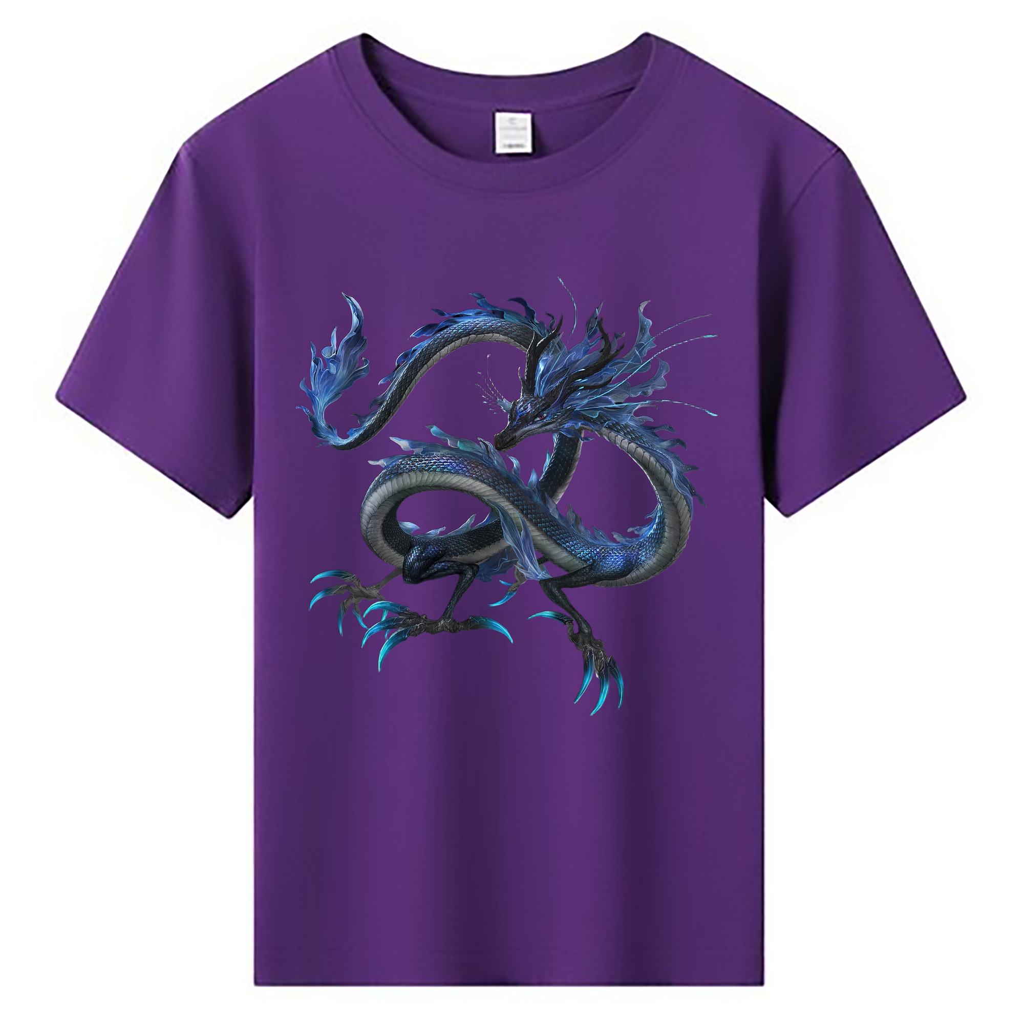 （画像用） Ne Zha 2 ナタ 魔童の大暴れ 綿100％キッズTシャツ（フロントプリント）