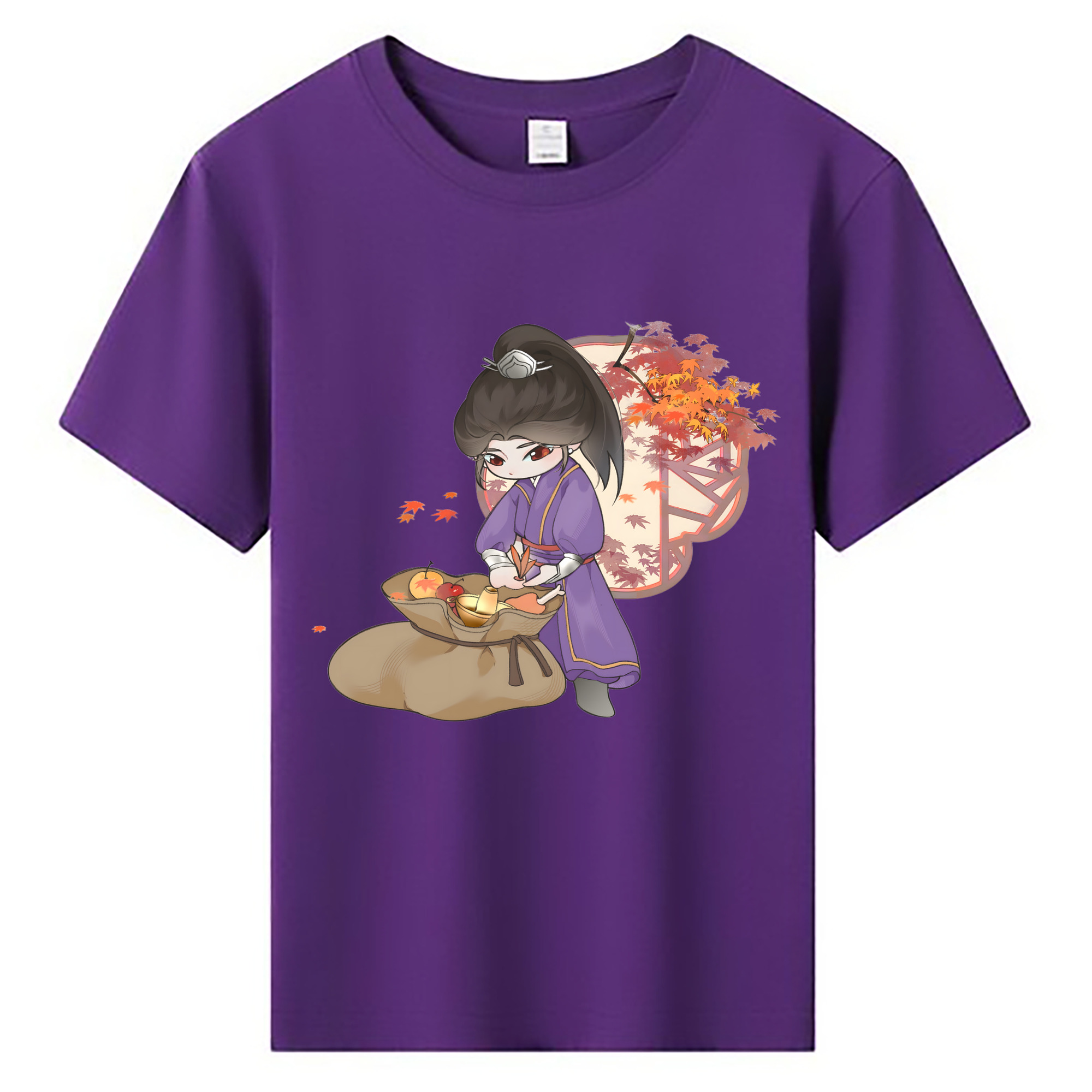 （画像用） Ne Zha 2 ナタ 魔童の大暴れ 綿100％キッズTシャツ（フロントプリント）