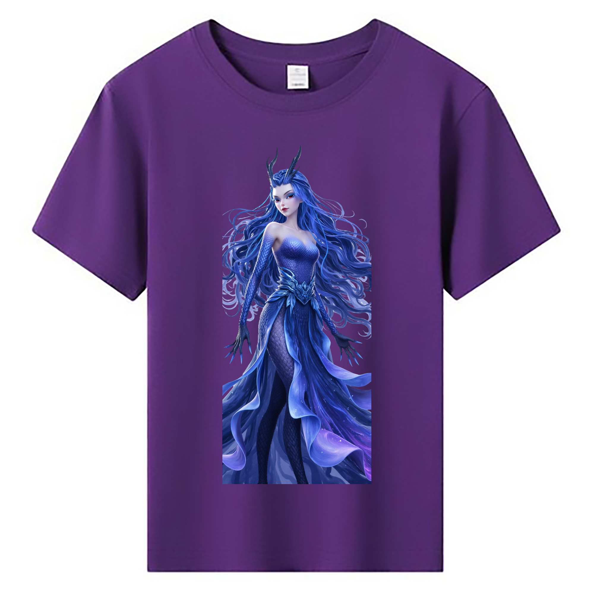 （画像用） Ne Zha 2 ナタ 魔童の大暴れ 綿100％キッズTシャツ（フロントプリント）