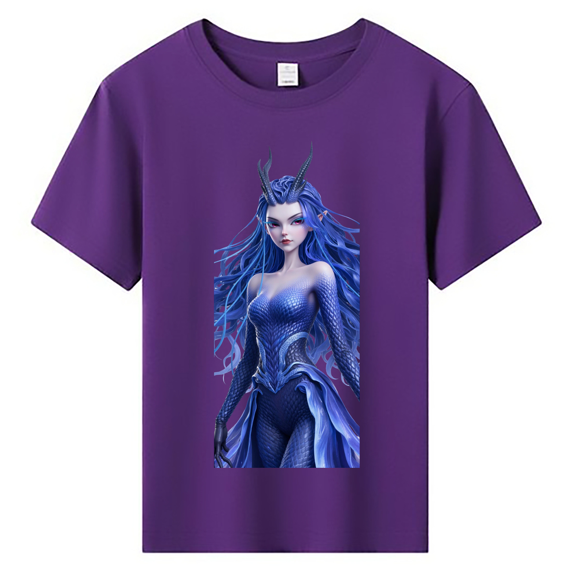 （画像用） Ne Zha 2 ナタ 魔童の大暴れ 綿100％キッズTシャツ（フロントプリント）