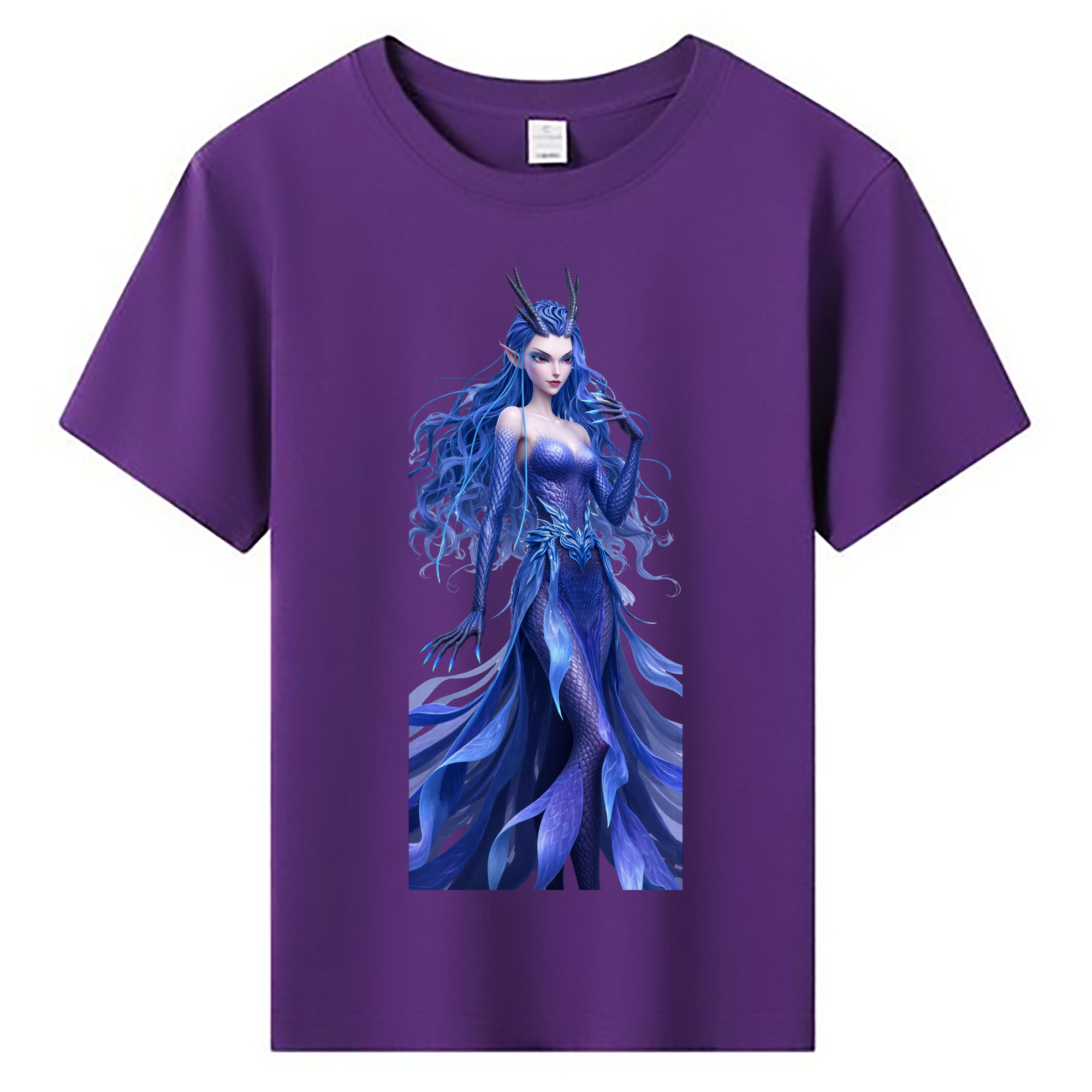 （画像用） Ne Zha 2 ナタ 魔童の大暴れ 綿100％キッズTシャツ（フロントプリント）