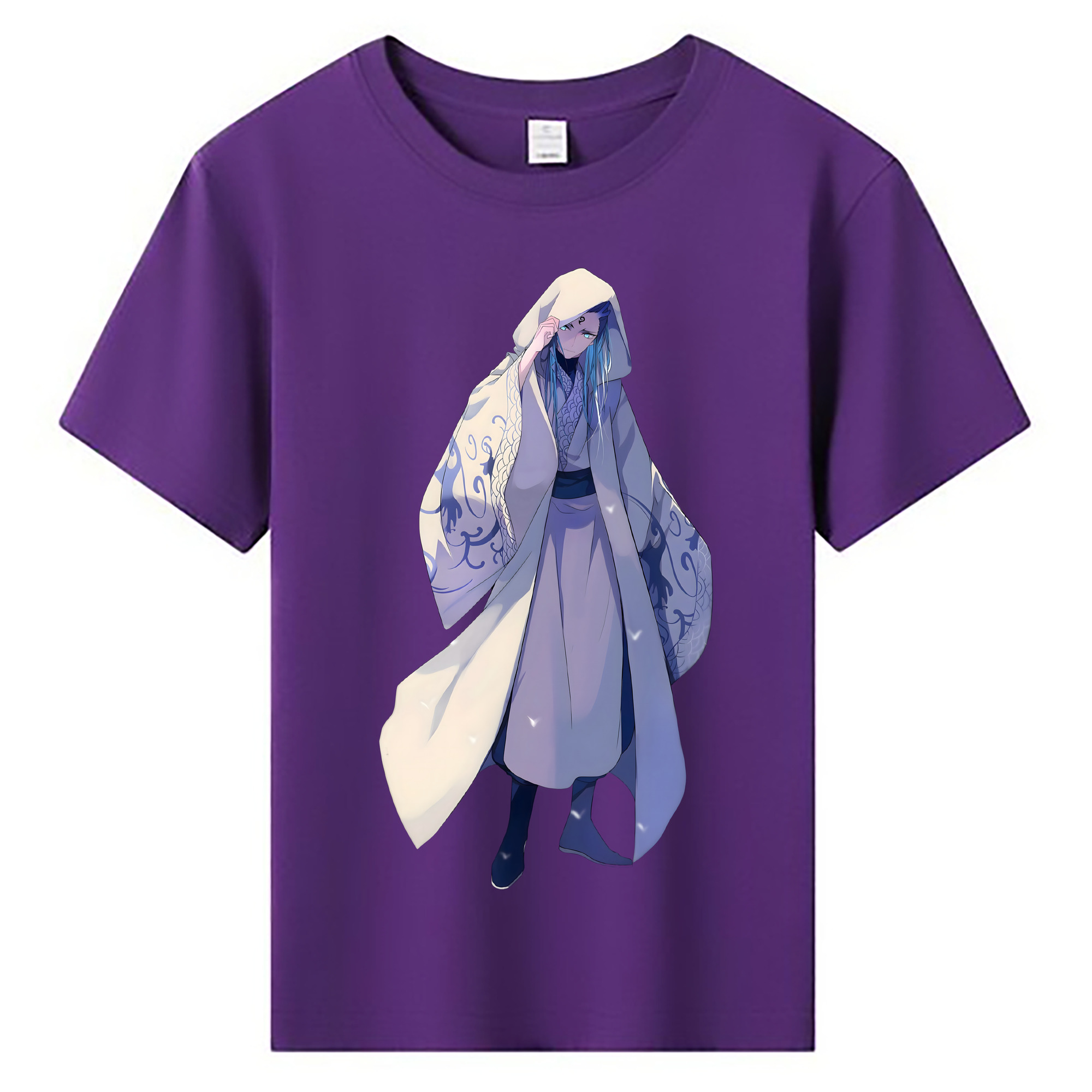 （画像用） Ne Zha 2 ナタ 魔童の大暴れ 綿100％キッズTシャツ（フロントプリント）