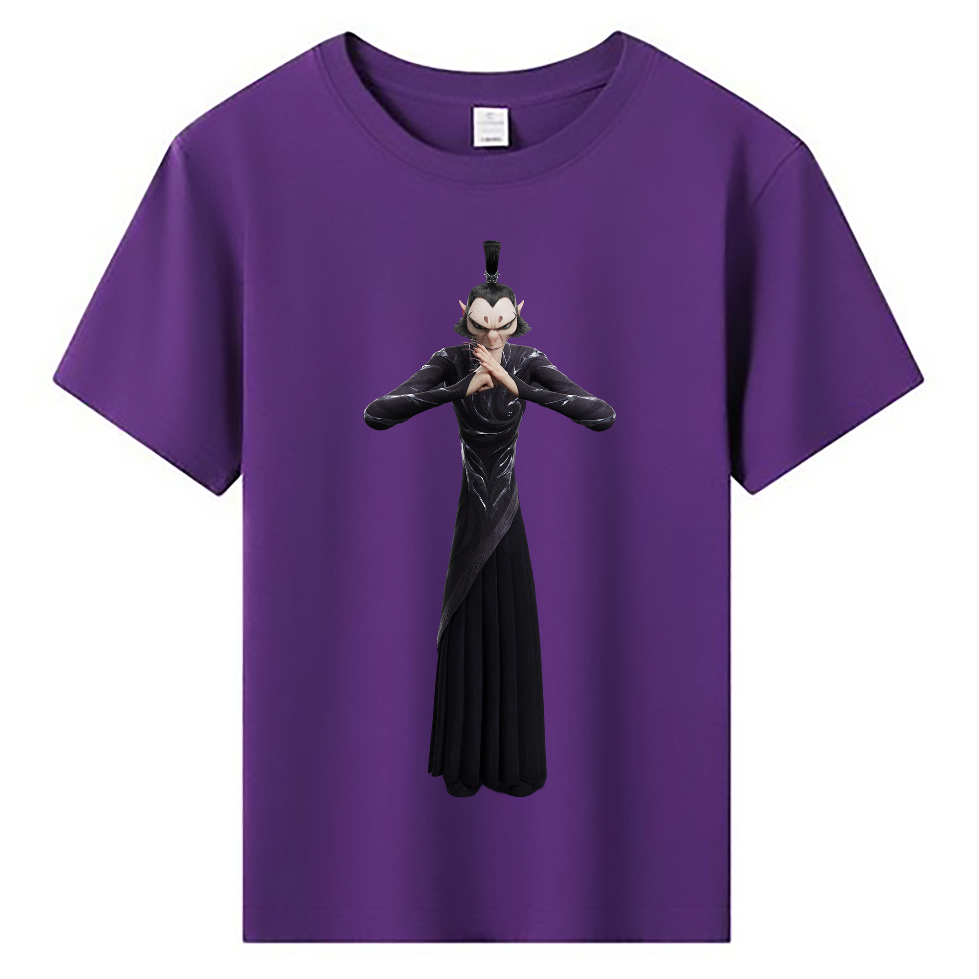（画像用） Ne Zha 2 ナタ 魔童の大暴れ 綿100％キッズTシャツ（フロントプリント）