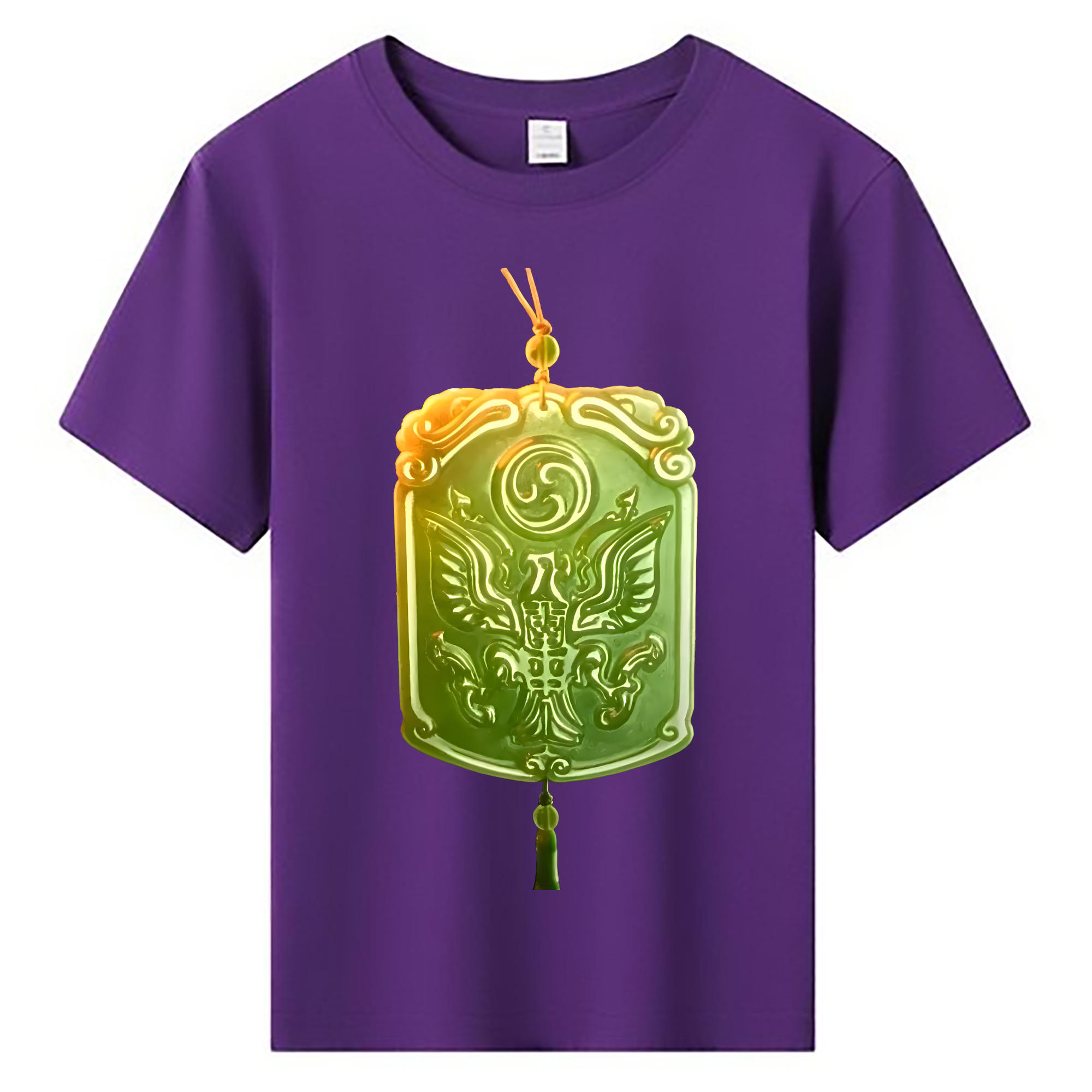 （画像用） Ne Zha 2 ナタ 魔童の大暴れ 綿100％キッズTシャツ（フロントプリント）