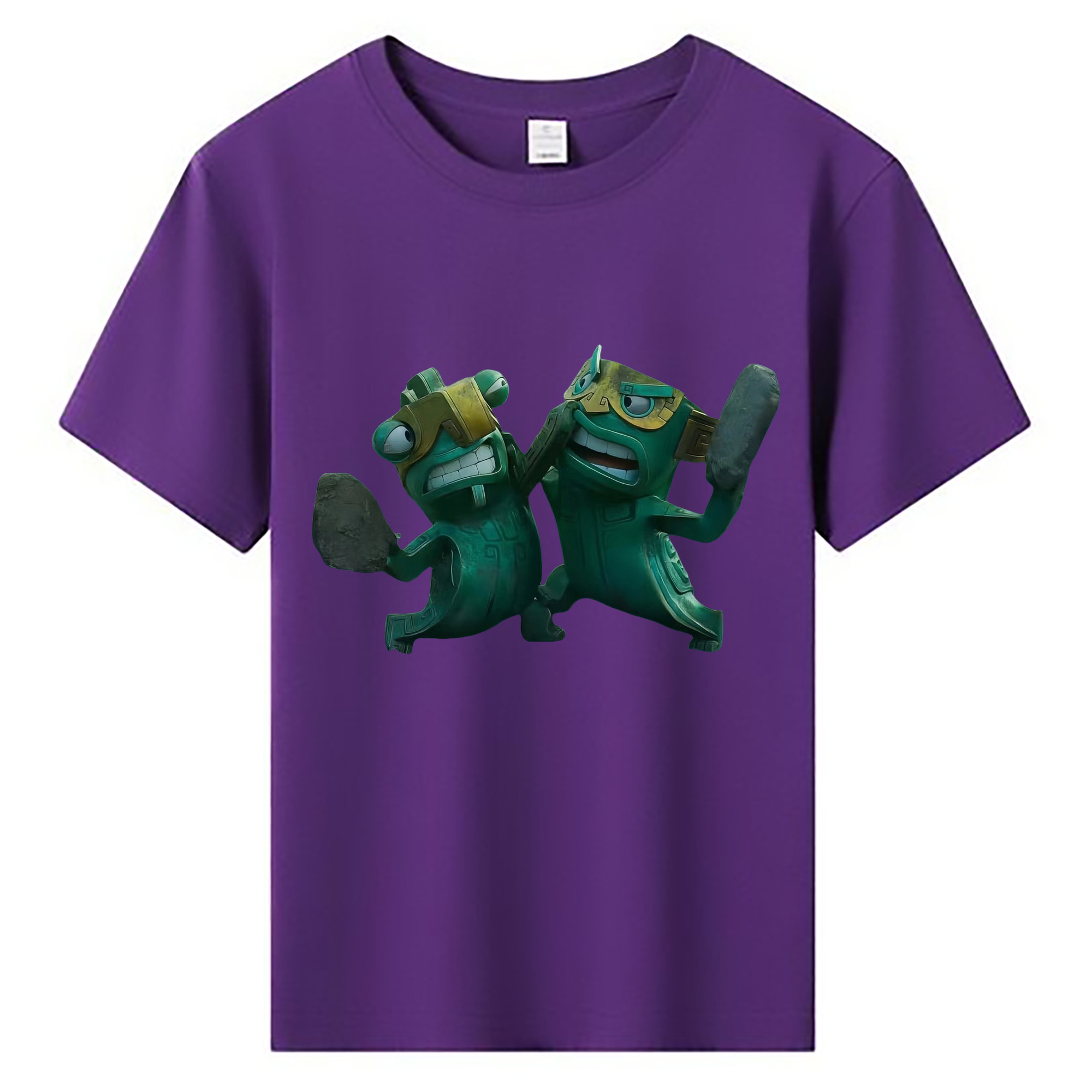 （画像用） Ne Zha 2 ナタ 魔童の大暴れ 綿100％キッズTシャツ（フロントプリント）