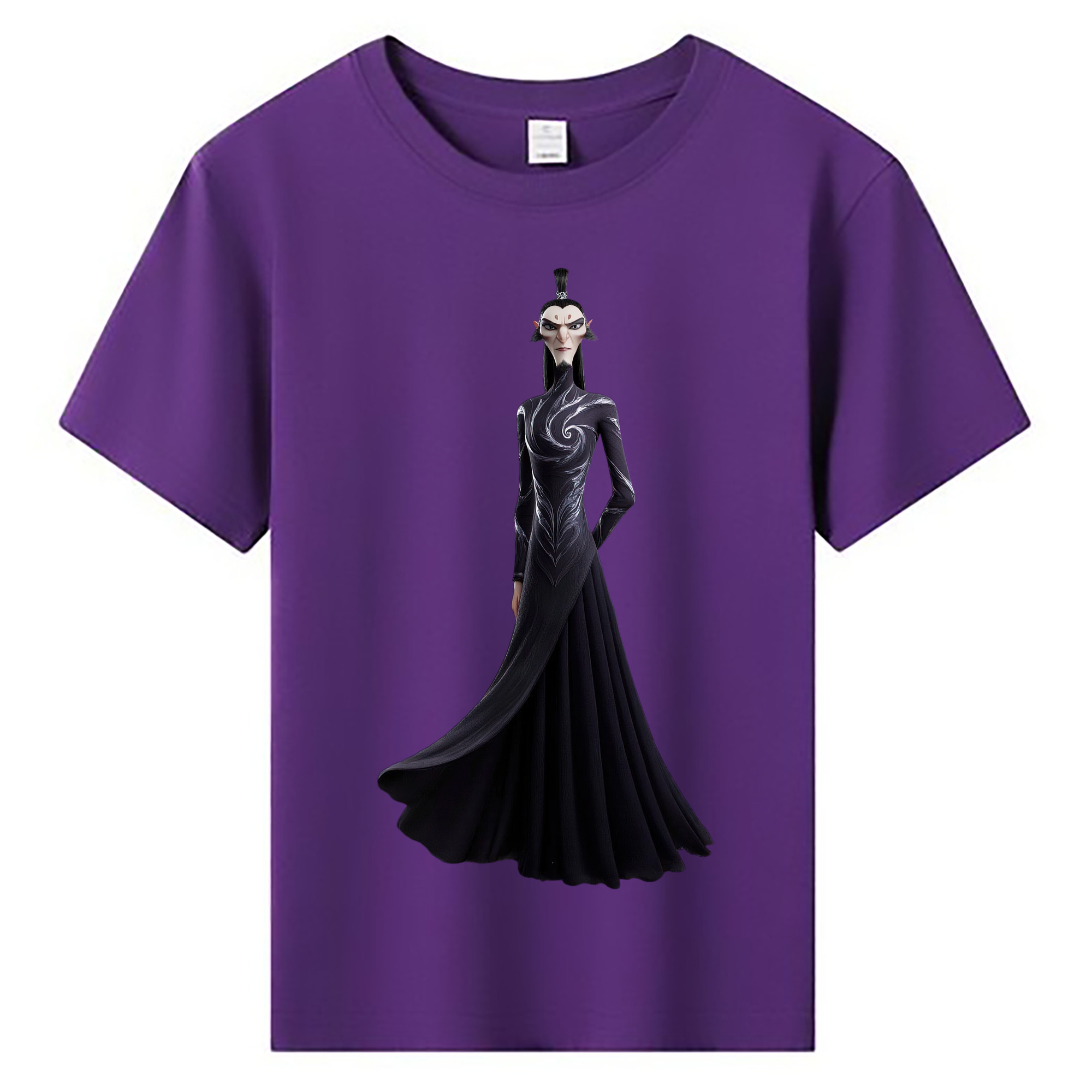 （画像用） Ne Zha 2 ナタ 魔童の大暴れ 綿100％キッズTシャツ（フロントプリント）