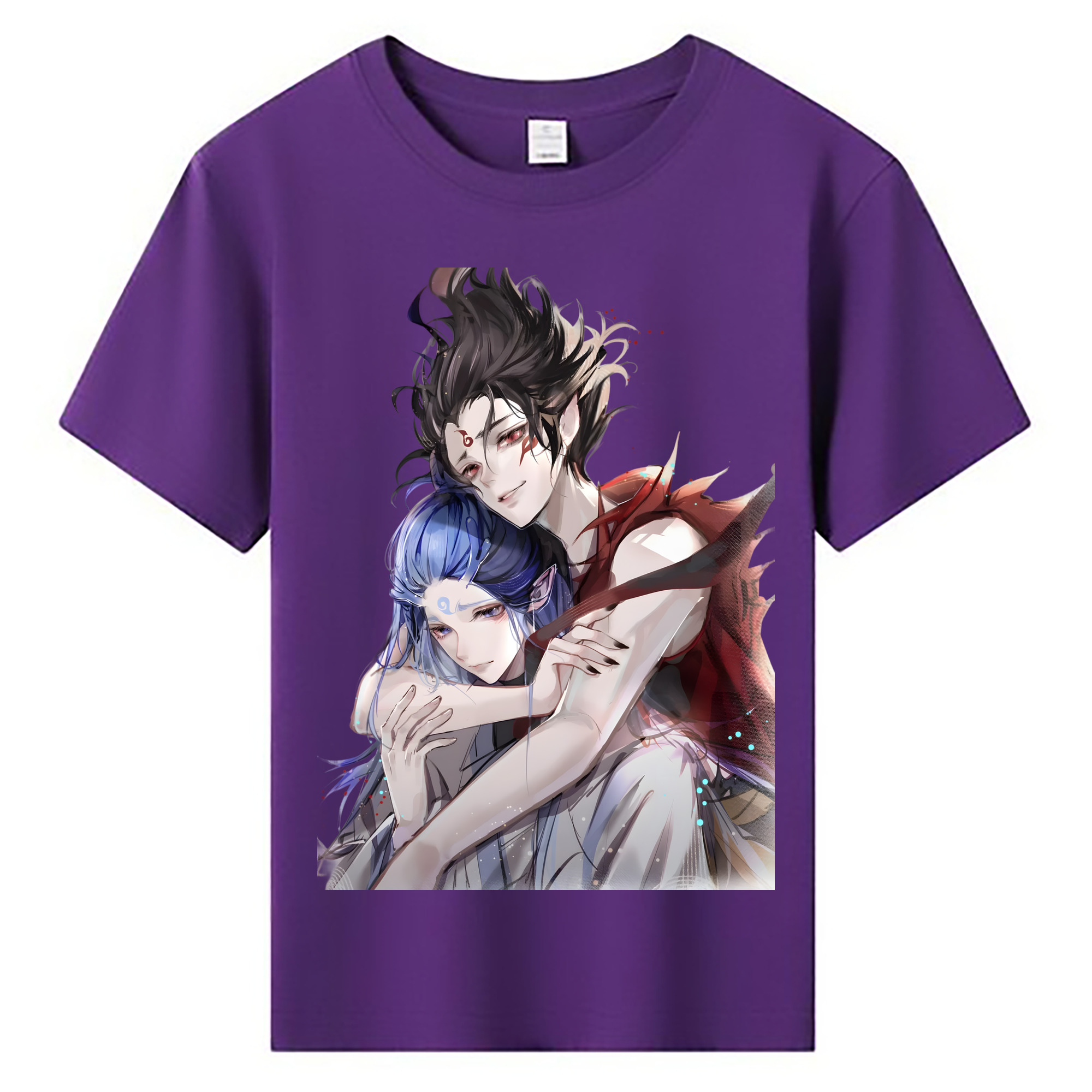 （画像用） Ne Zha 2 ナタ 魔童の大暴れ 綿100％キッズTシャツ（フロントプリント）