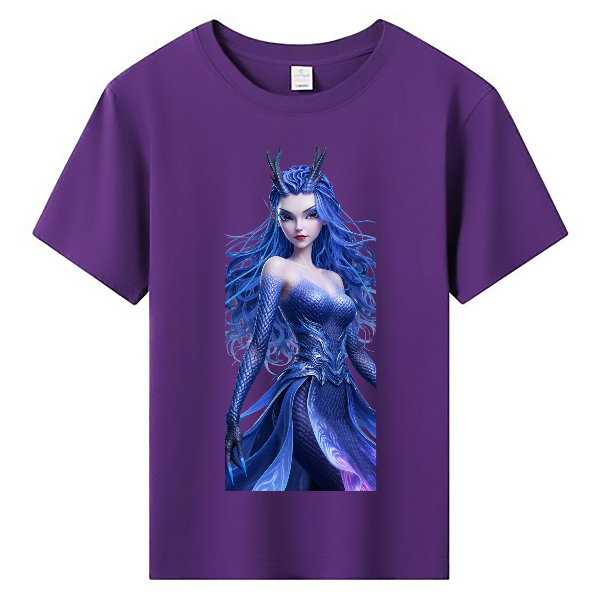 （画像用） Ne Zha 2 ナタ 魔童の大暴れ 綿100％キッズTシャツ（フロントプリント）