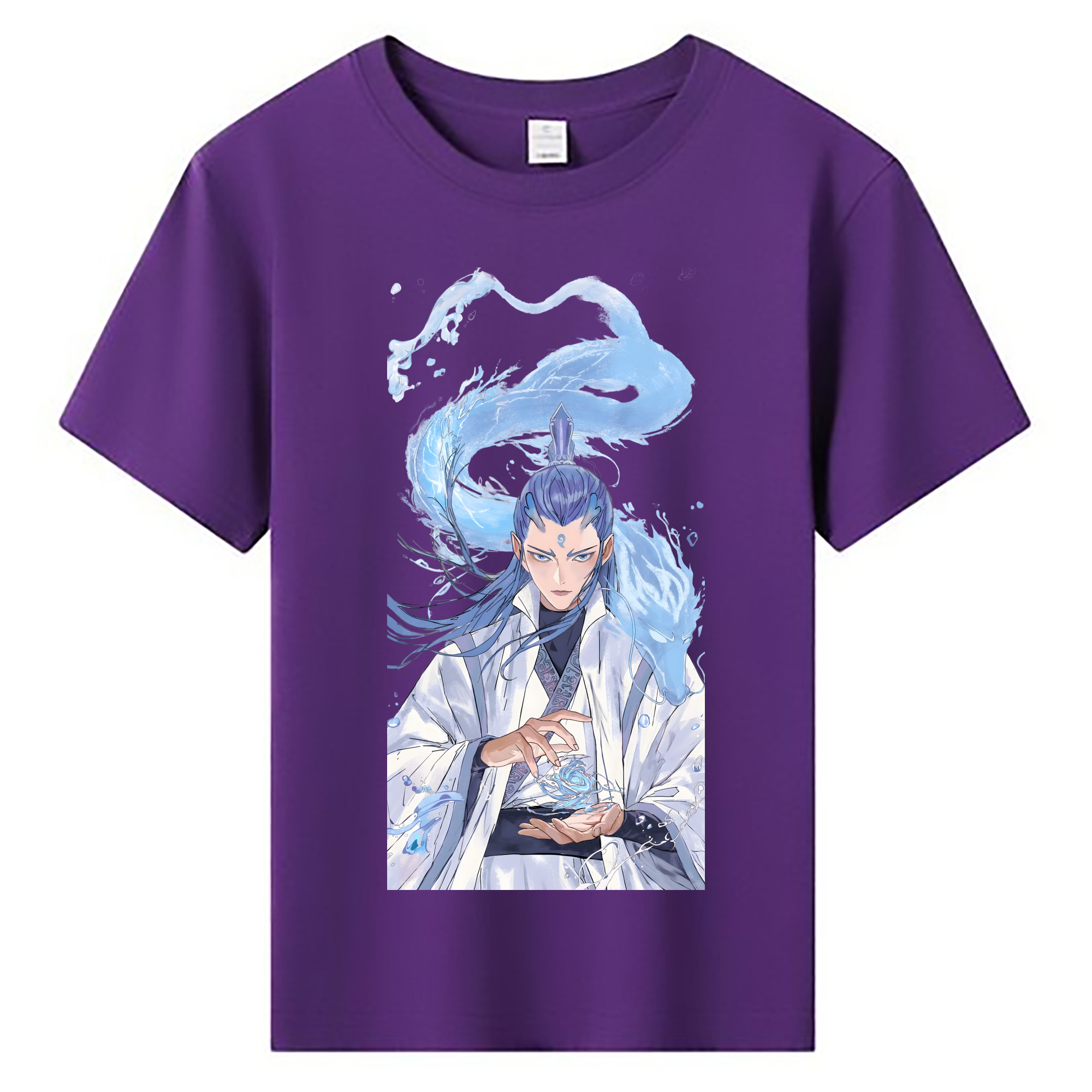 （画像用） Ne Zha 2 ナタ 魔童の大暴れ 綿100％キッズTシャツ（フロントプリント）