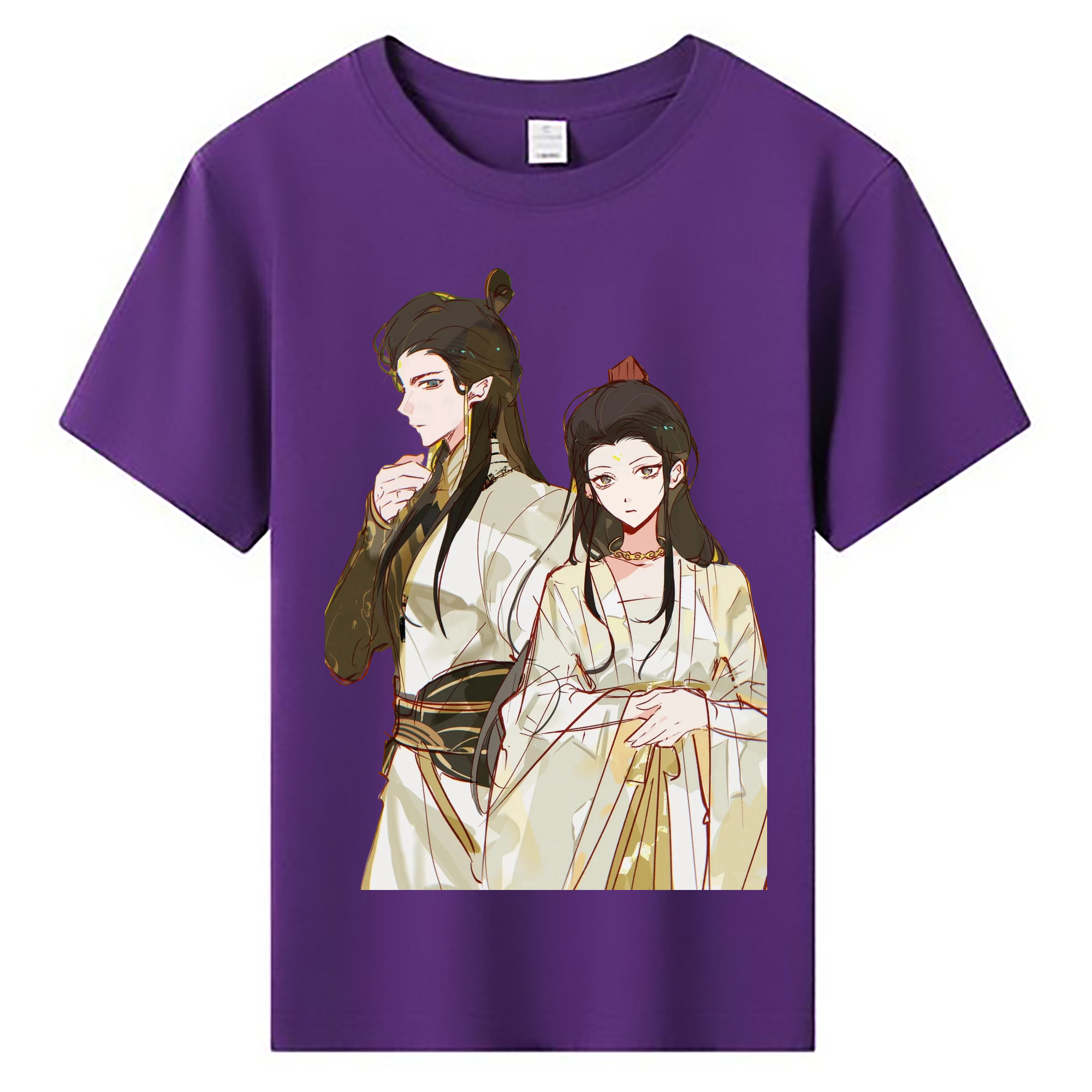 （画像用） Ne Zha 2 ナタ 魔童の大暴れ 綿100％キッズTシャツ（フロントプリント）