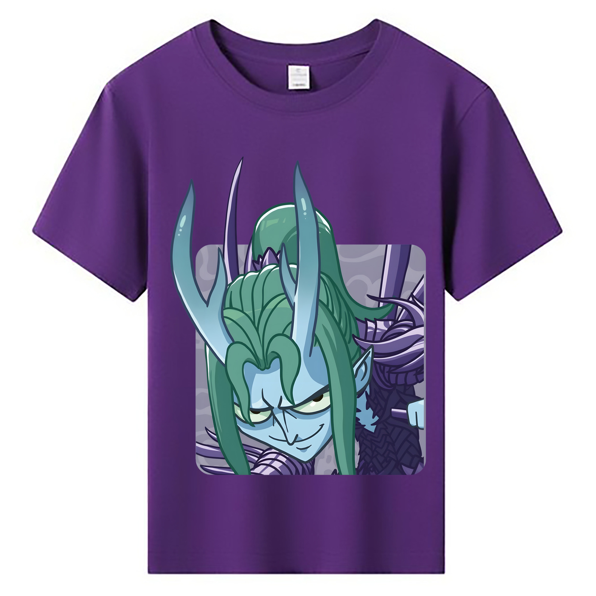 （画像用） Ne Zha 2 ナタ 魔童の大暴れ 綿100％キッズTシャツ（フロントプリント）
