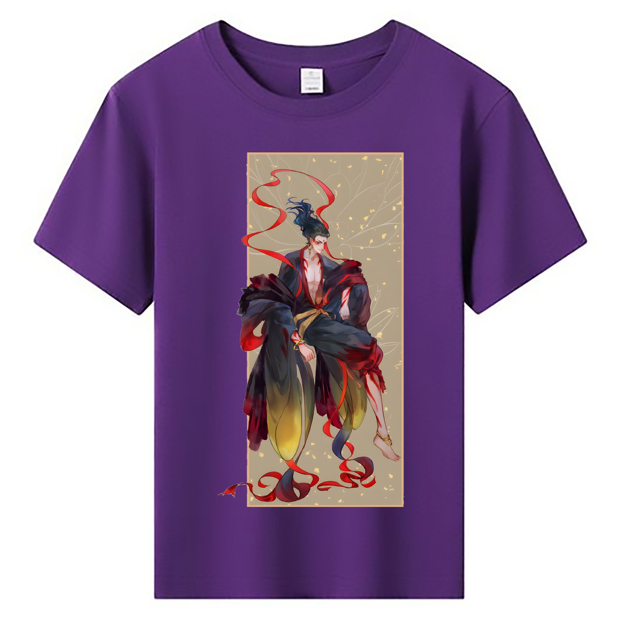 （画像用） Ne Zha 2 ナタ 魔童の大暴れ 綿100％キッズTシャツ（フロントプリント）