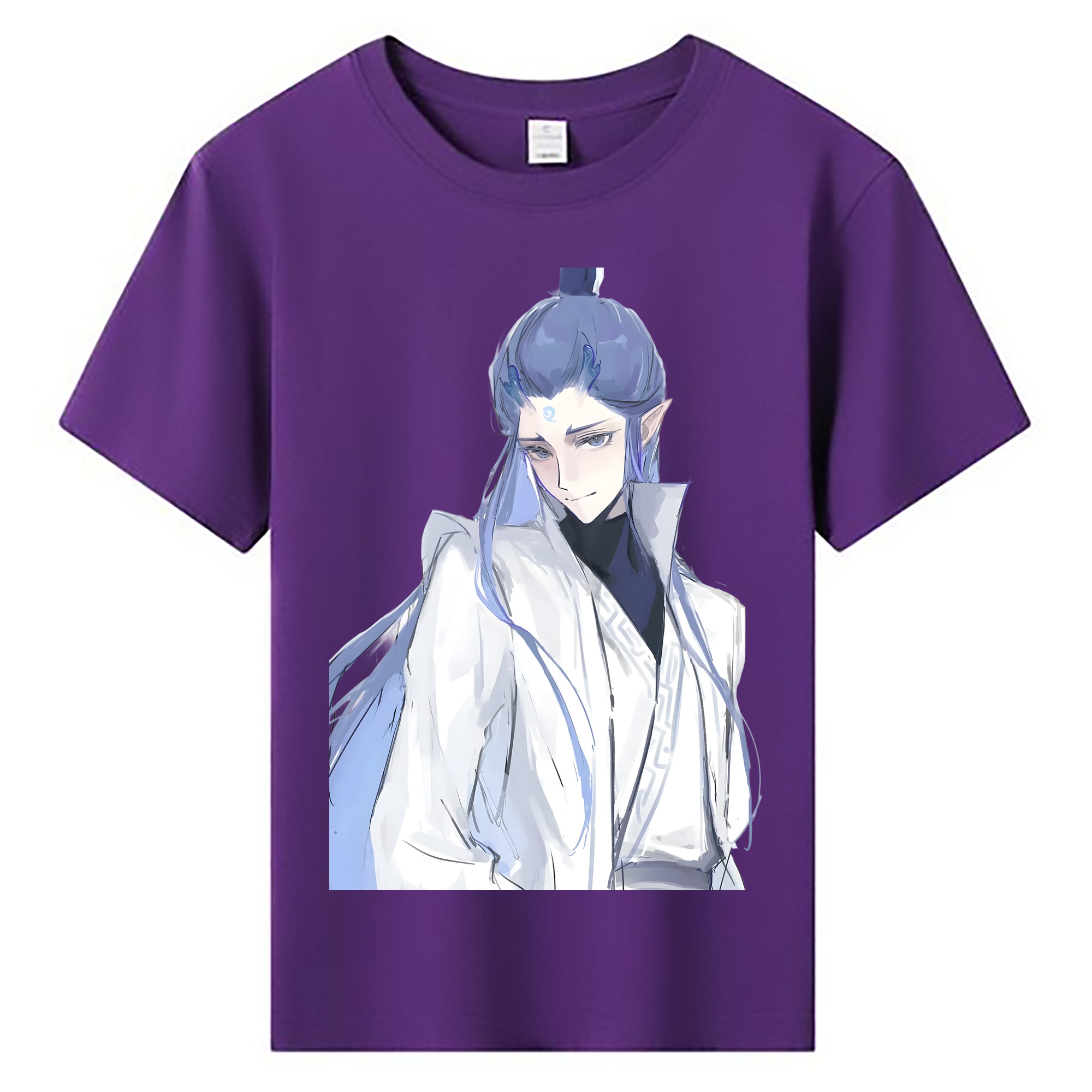 （画像用） Ne Zha 2 ナタ 魔童の大暴れ 綿100％キッズTシャツ（フロントプリント）