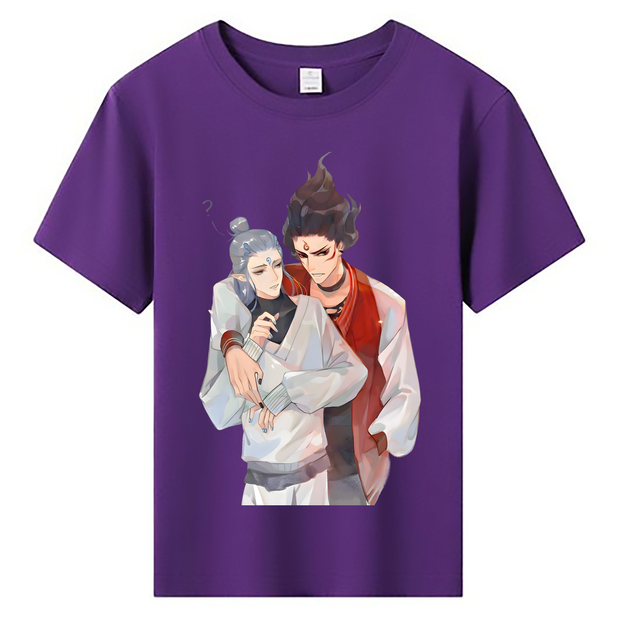 （画像用） Ne Zha 2 ナタ 魔童の大暴れ 綿100％キッズTシャツ（フロントプリント）