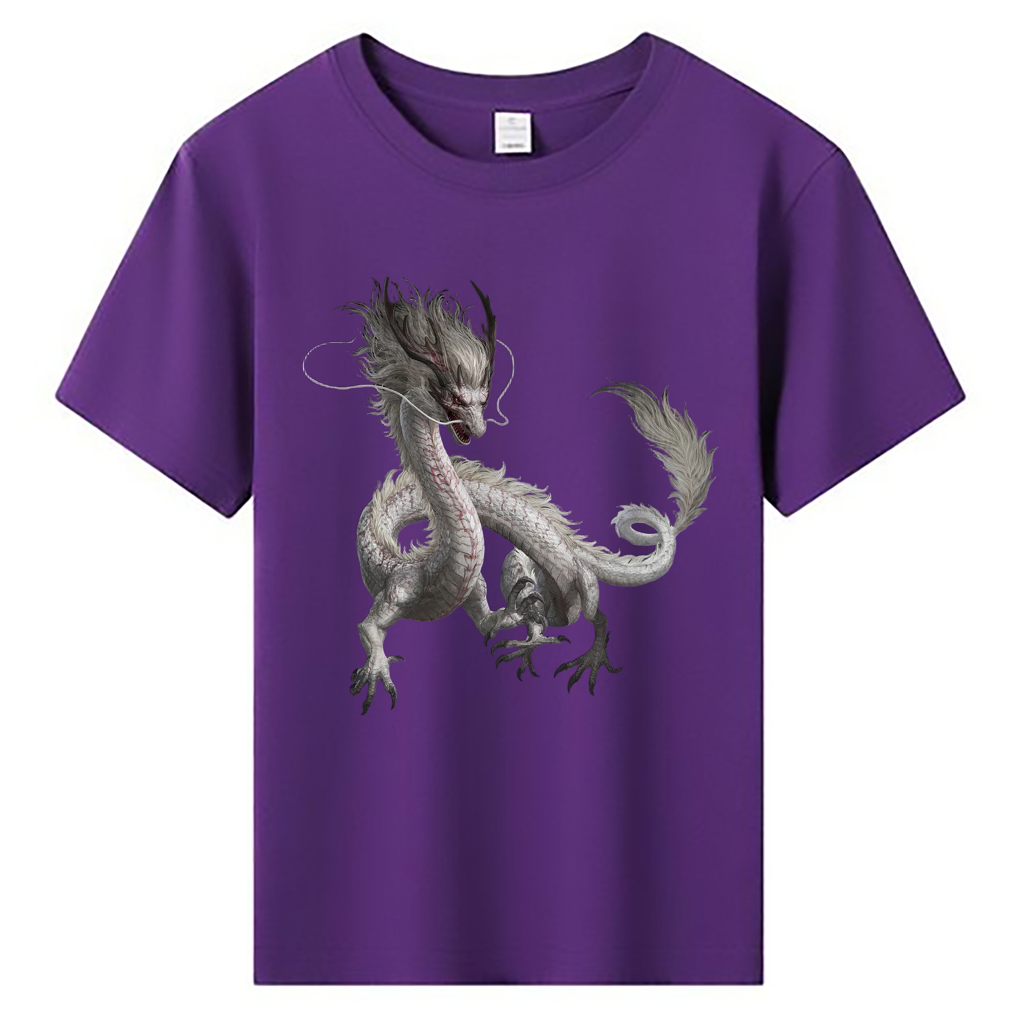（画像用） Ne Zha 2 ナタ 魔童の大暴れ 綿100％キッズTシャツ（フロントプリント）