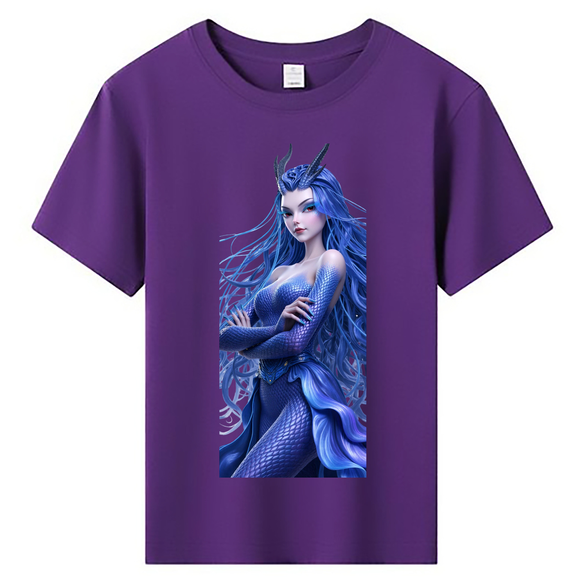 （画像用） Ne Zha 2 ナタ 魔童の大暴れ 綿100％キッズTシャツ（フロントプリント）