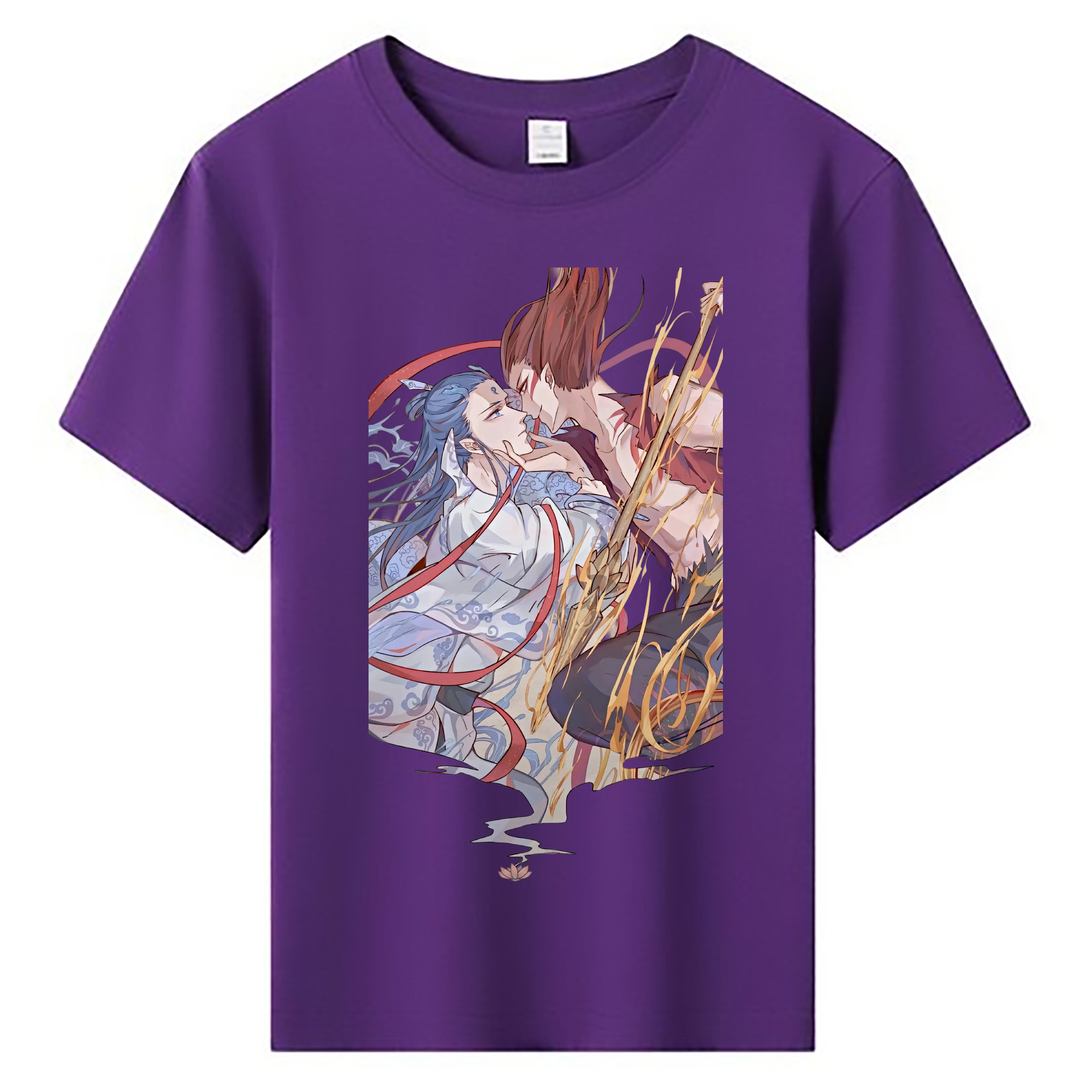 （画像用） Ne Zha 2 ナタ 魔童の大暴れ 綿100％キッズTシャツ（フロントプリント）