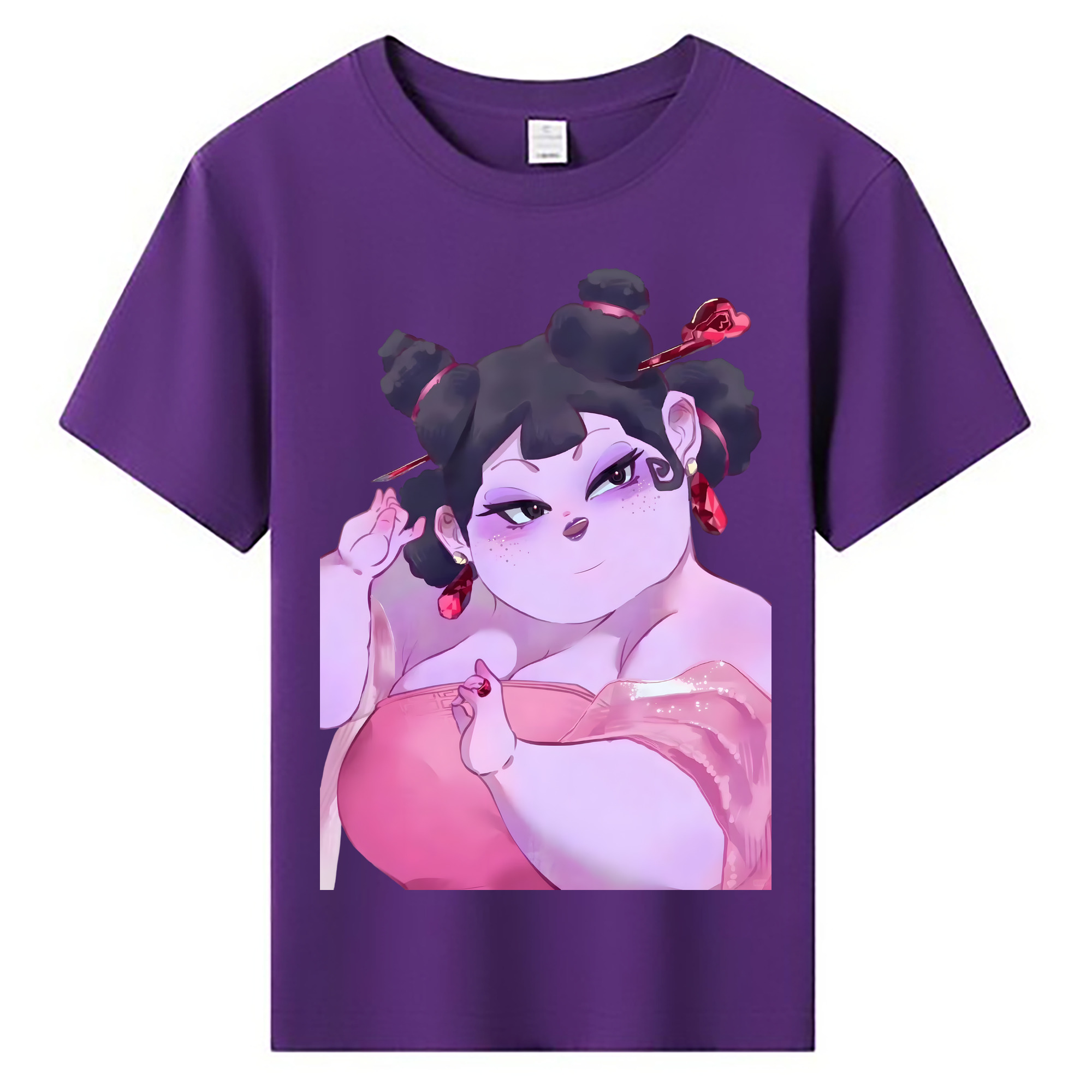 （画像用） Ne Zha 2 ナタ 魔童の大暴れ 綿100％キッズTシャツ（フロントプリント）