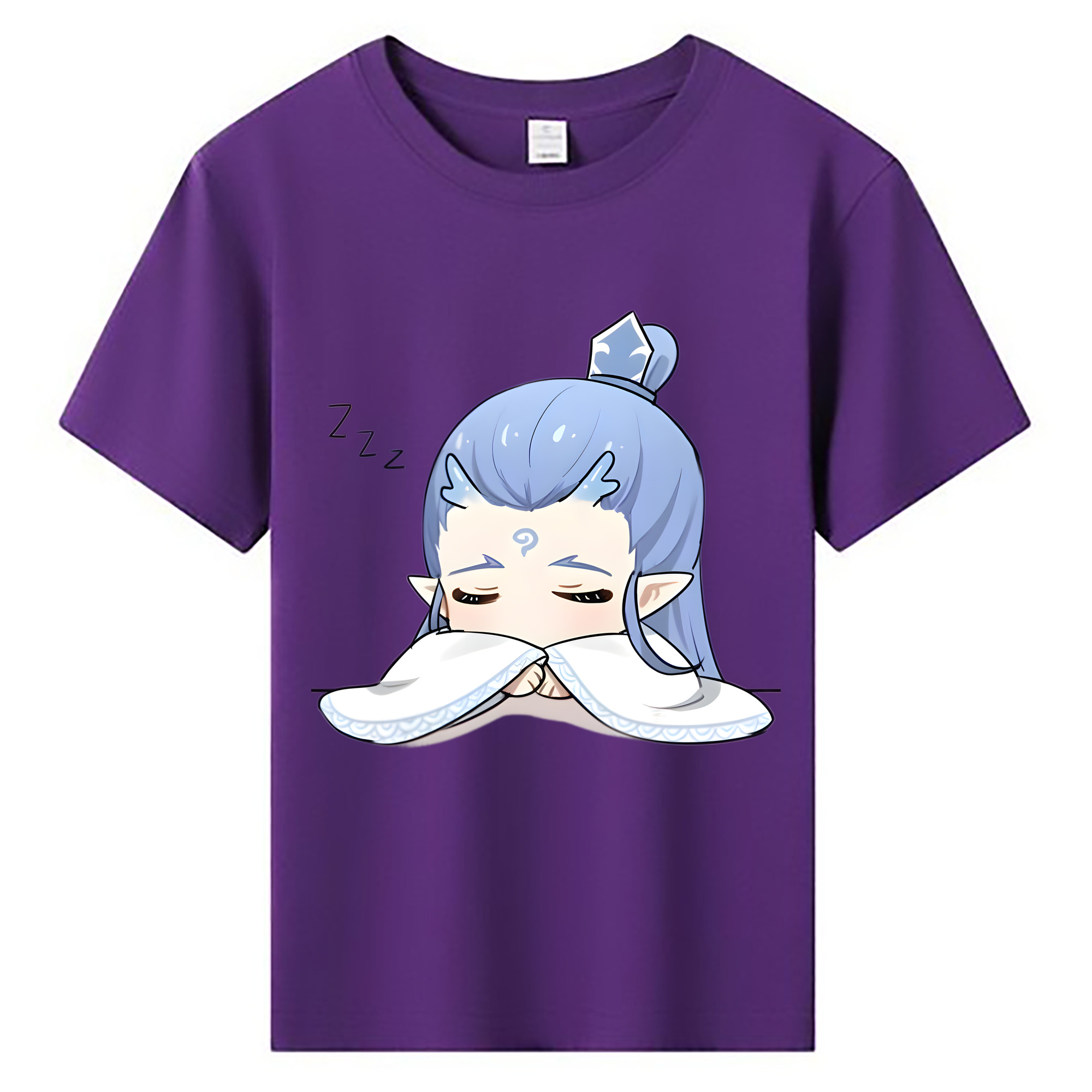（画像用） Ne Zha 2 ナタ 魔童の大暴れ 綿100％キッズTシャツ（フロントプリント）