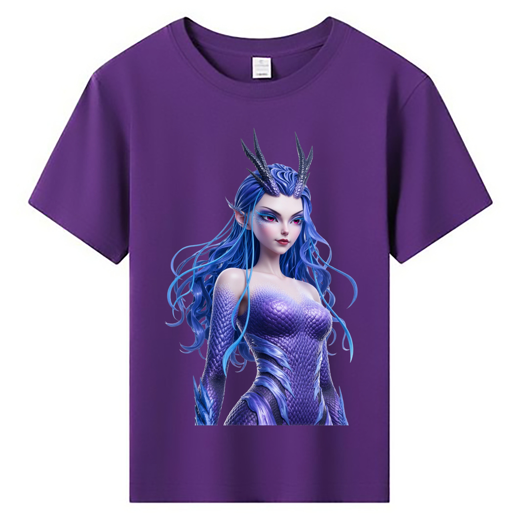 （画像用） Ne Zha 2 ナタ 魔童の大暴れ 綿100％キッズTシャツ（フロントプリント）