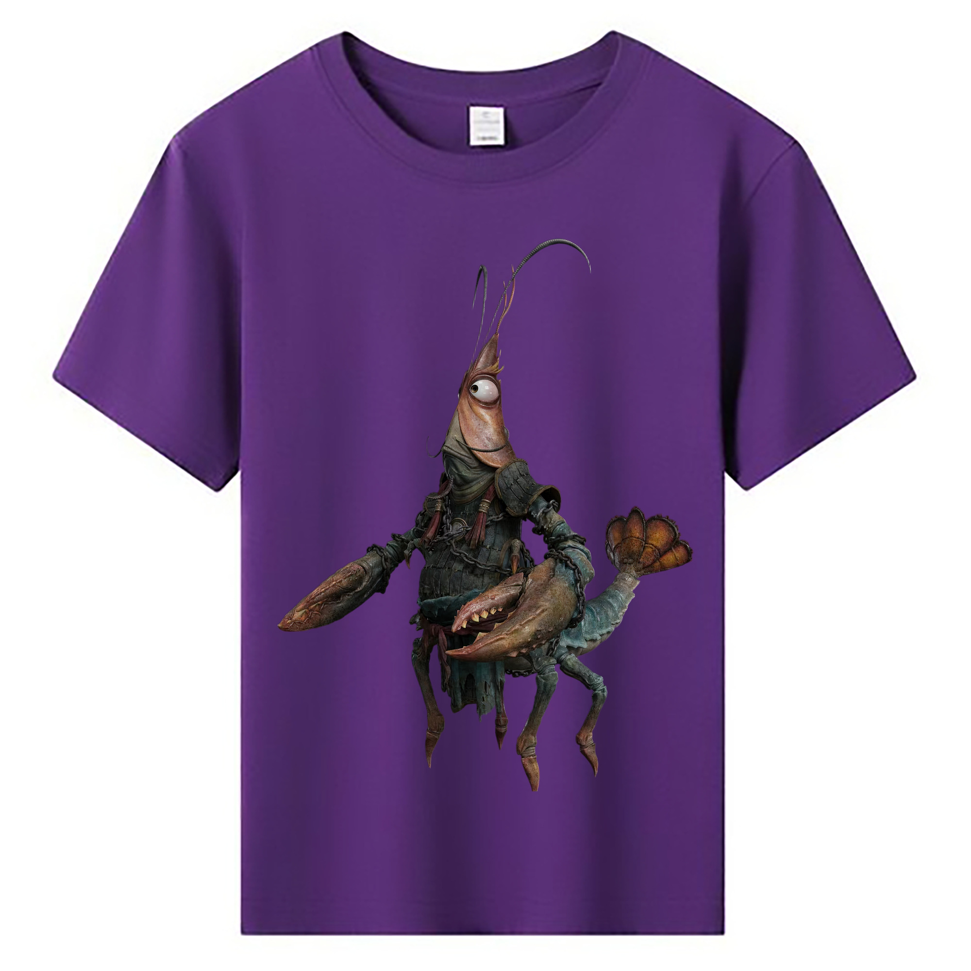 （画像用） Ne Zha 2 ナタ 魔童の大暴れ 綿100％キッズTシャツ（フロントプリント）