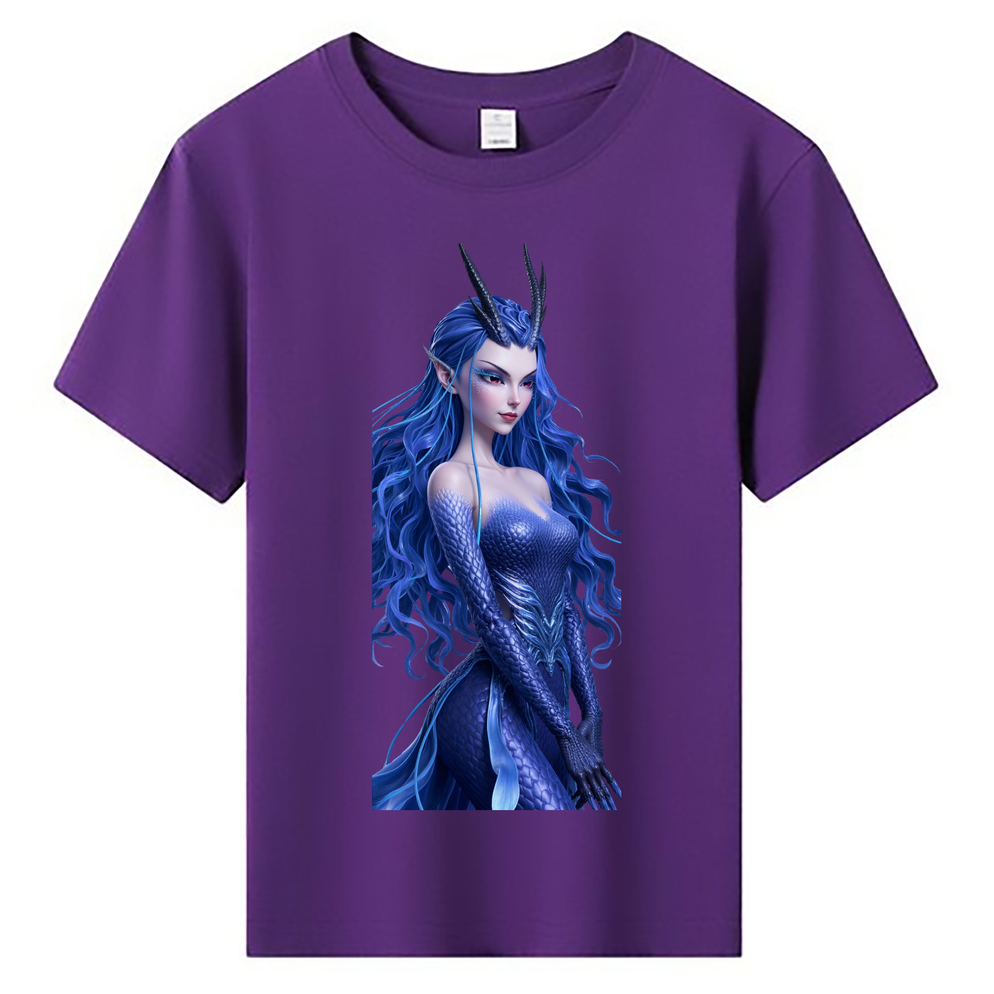（画像用） Ne Zha 2 ナタ 魔童の大暴れ 綿100％キッズTシャツ（フロントプリント）