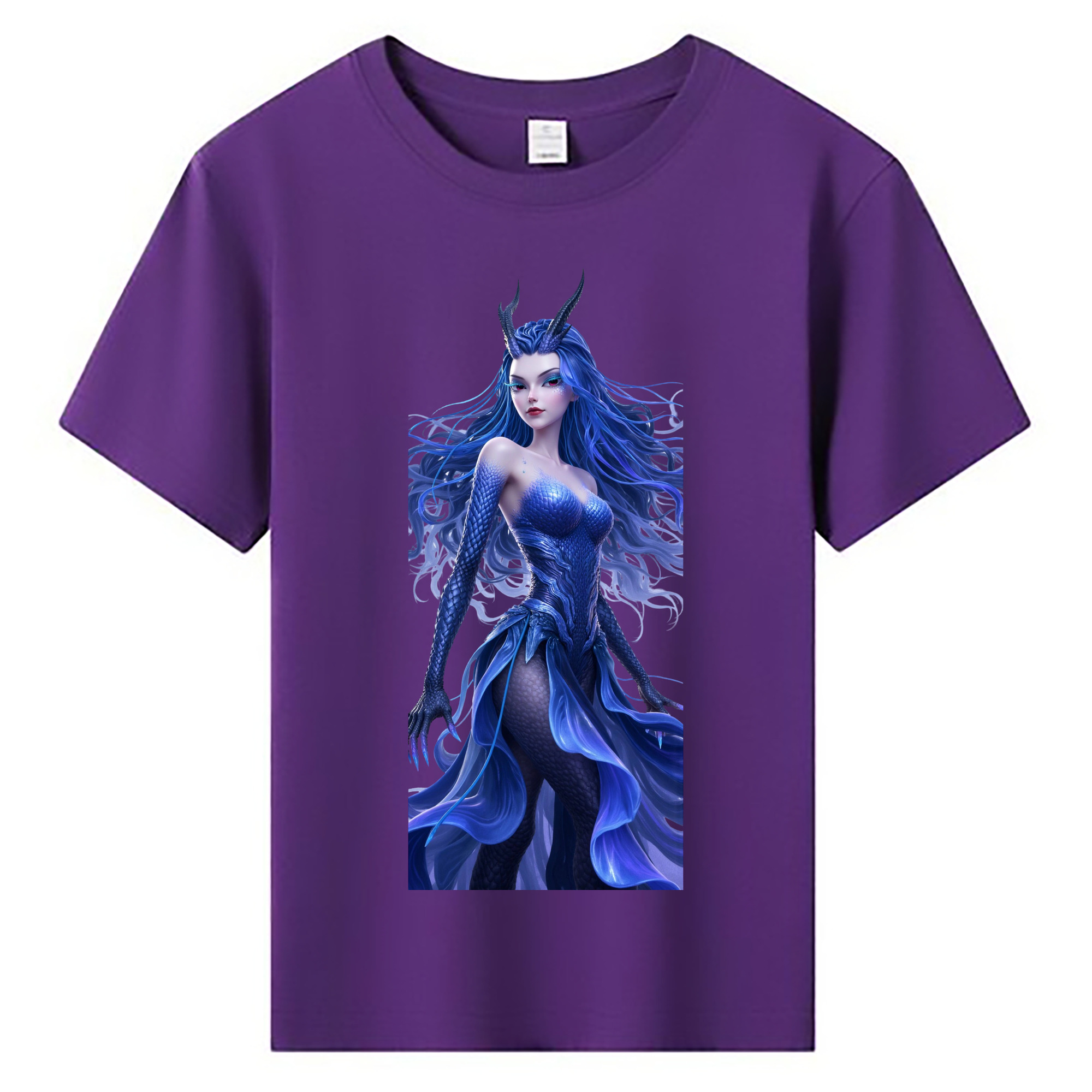 （画像用） Ne Zha 2 ナタ 魔童の大暴れ 綿100％キッズTシャツ（フロントプリント）