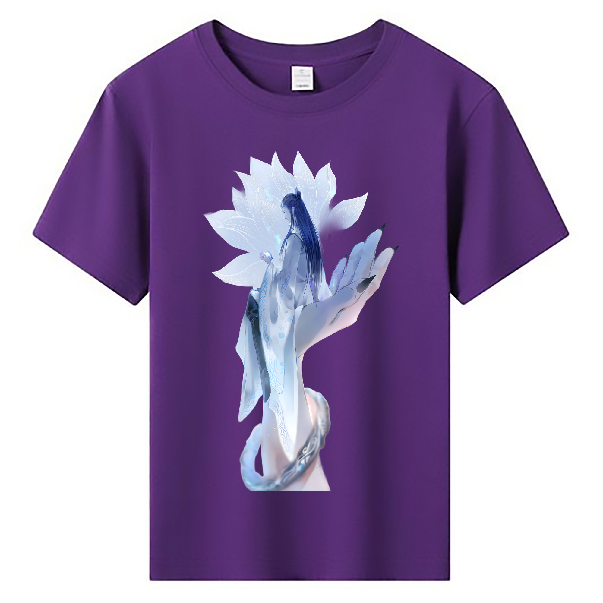 （画像用） Ne Zha 2 ナタ 魔童の大暴れ 綿100％キッズTシャツ（フロントプリント）