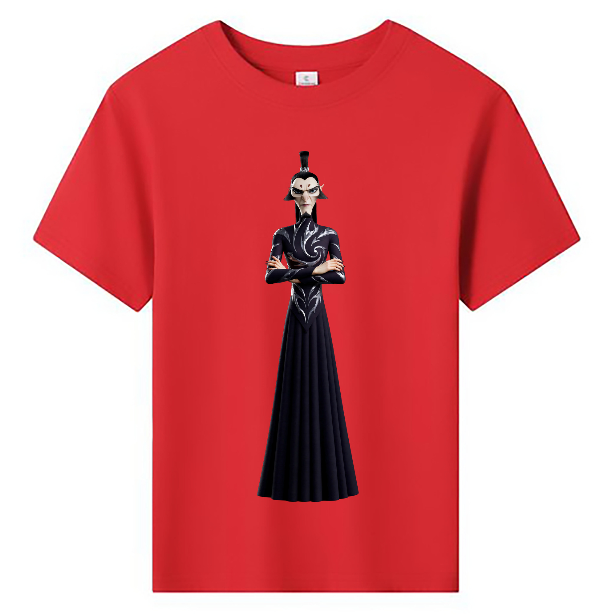 （画像用） Ne Zha 2 ナタ 魔童の大暴れ 綿100％キッズTシャツ（フロントプリント）