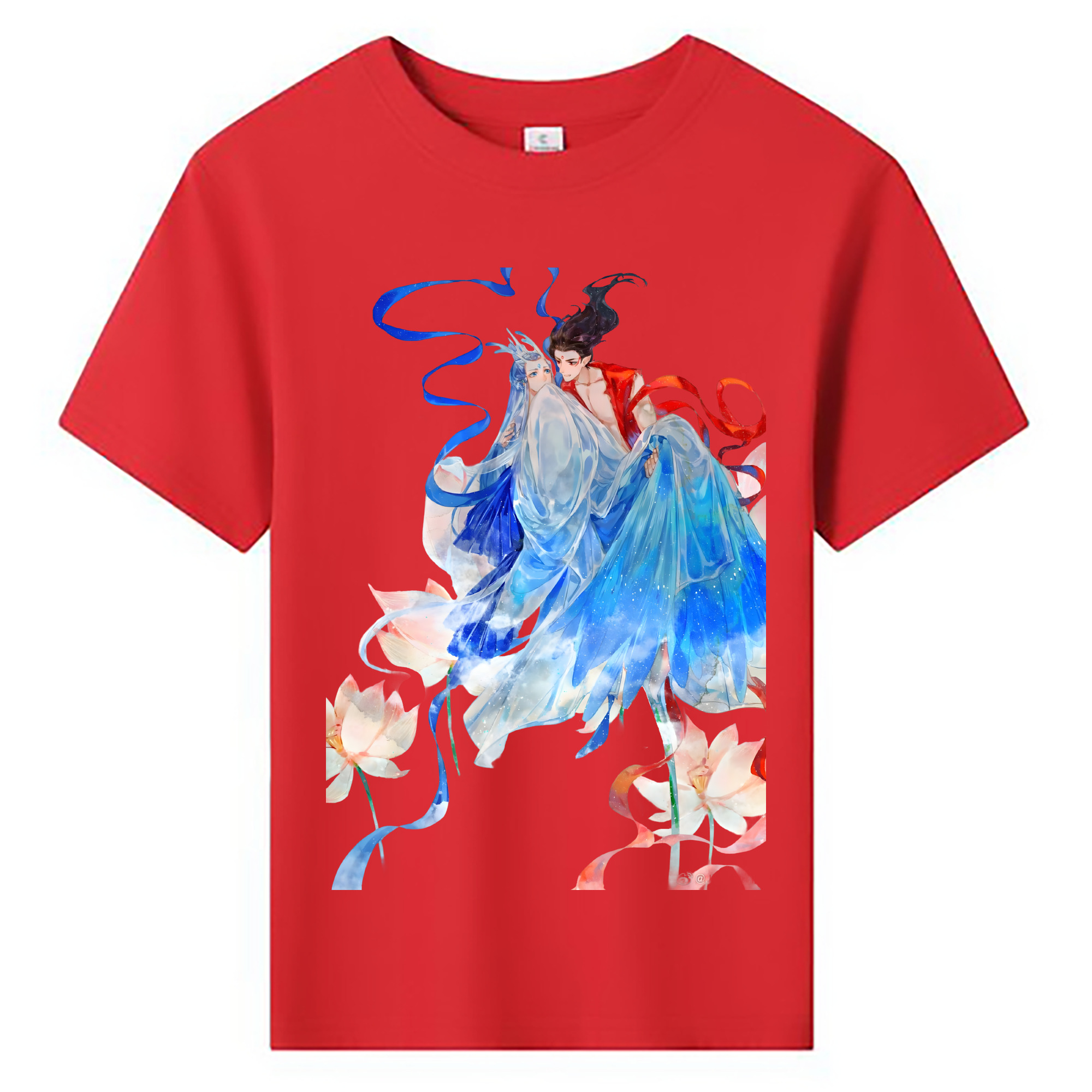 （画像用） Ne Zha 2 ナタ 魔童の大暴れ 綿100％キッズTシャツ（フロントプリント）