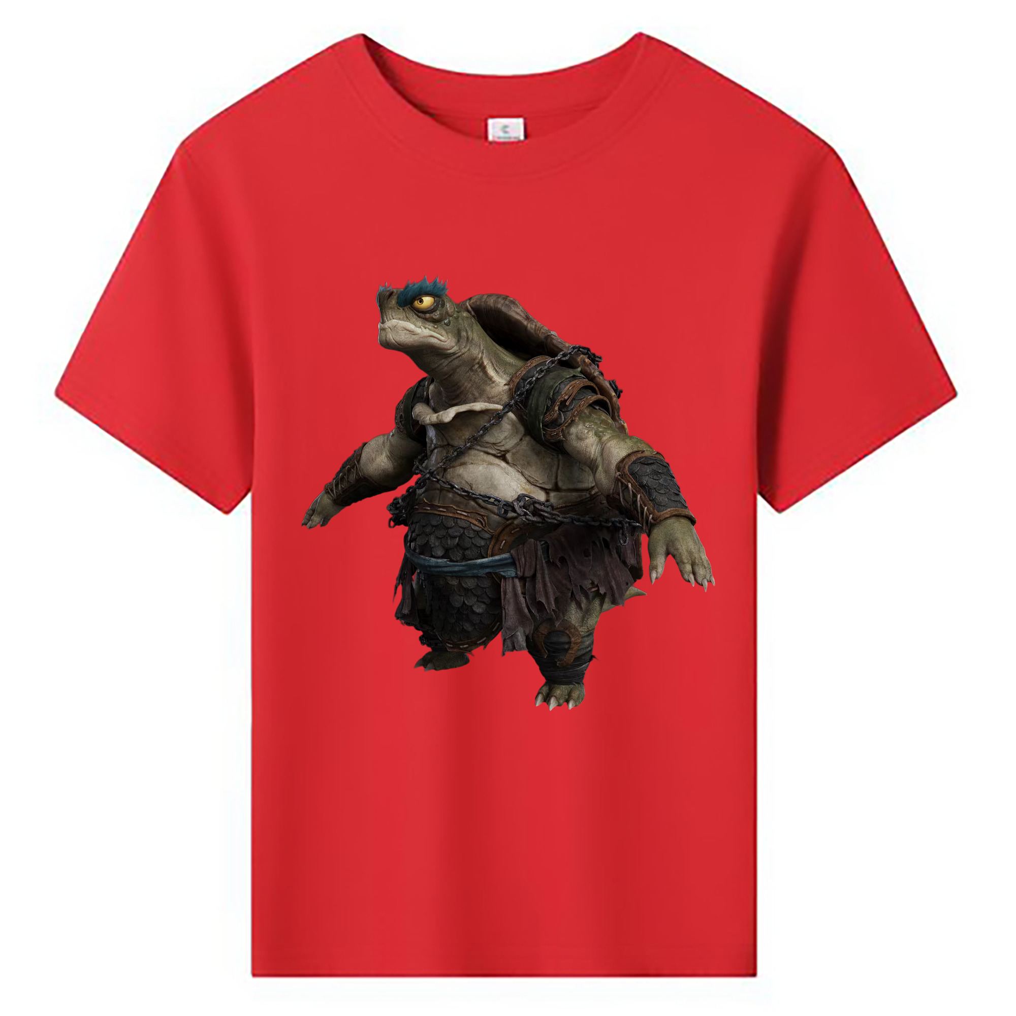 （画像用） Ne Zha 2 ナタ 魔童の大暴れ 綿100％キッズTシャツ（フロントプリント）