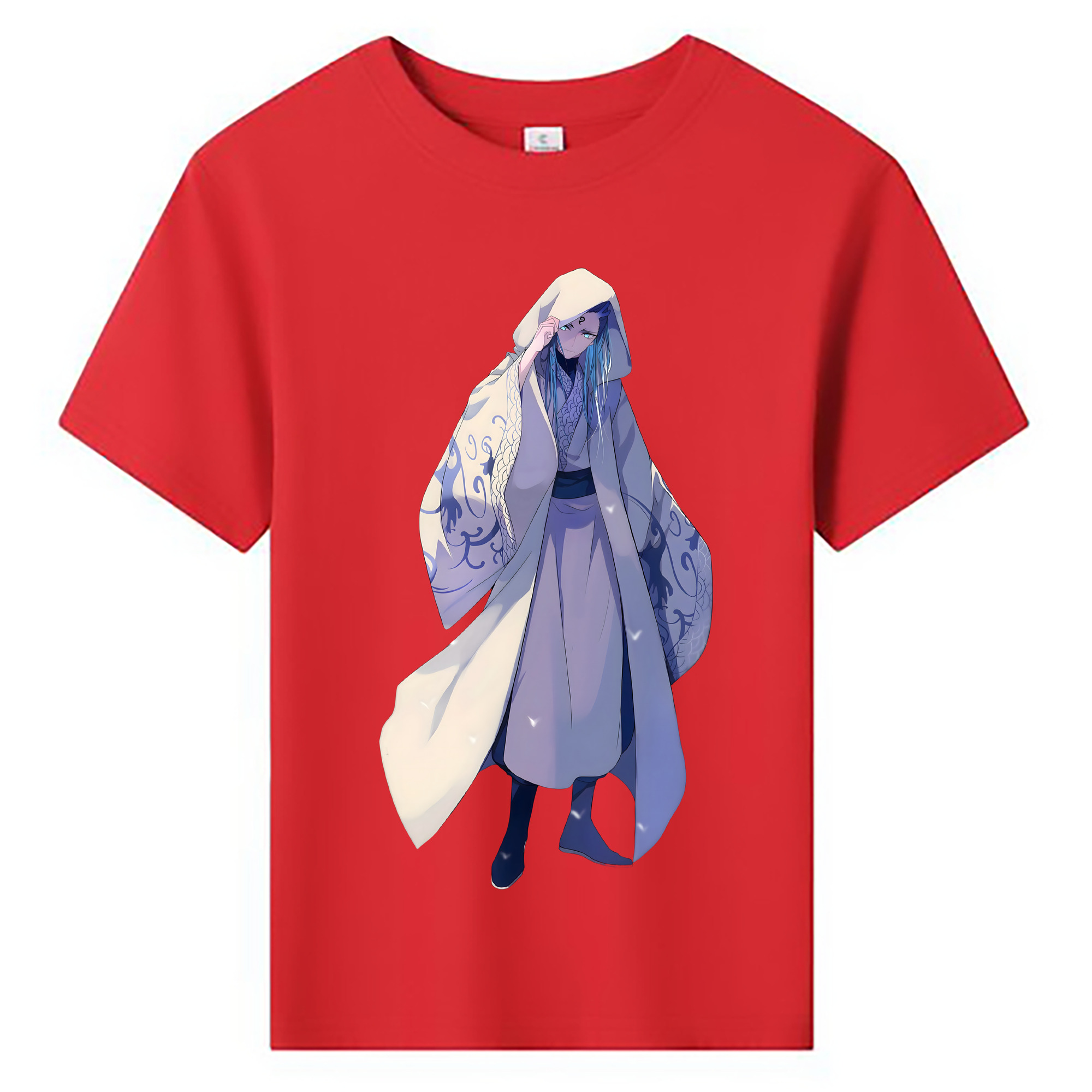 （画像用） Ne Zha 2 ナタ 魔童の大暴れ 綿100％キッズTシャツ（フロントプリント）