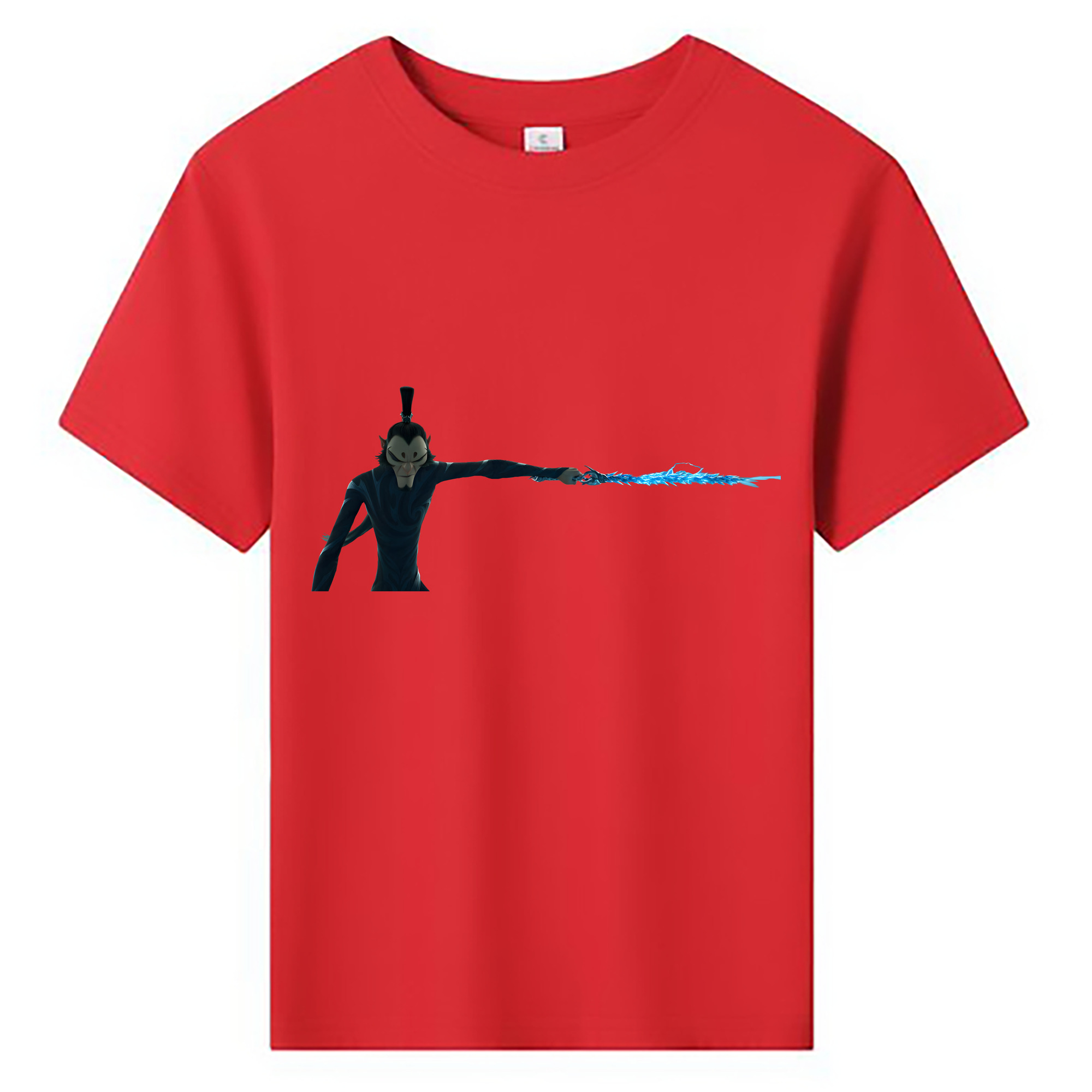 （画像用） Ne Zha 2 ナタ 魔童の大暴れ 綿100％キッズTシャツ（フロントプリント）
