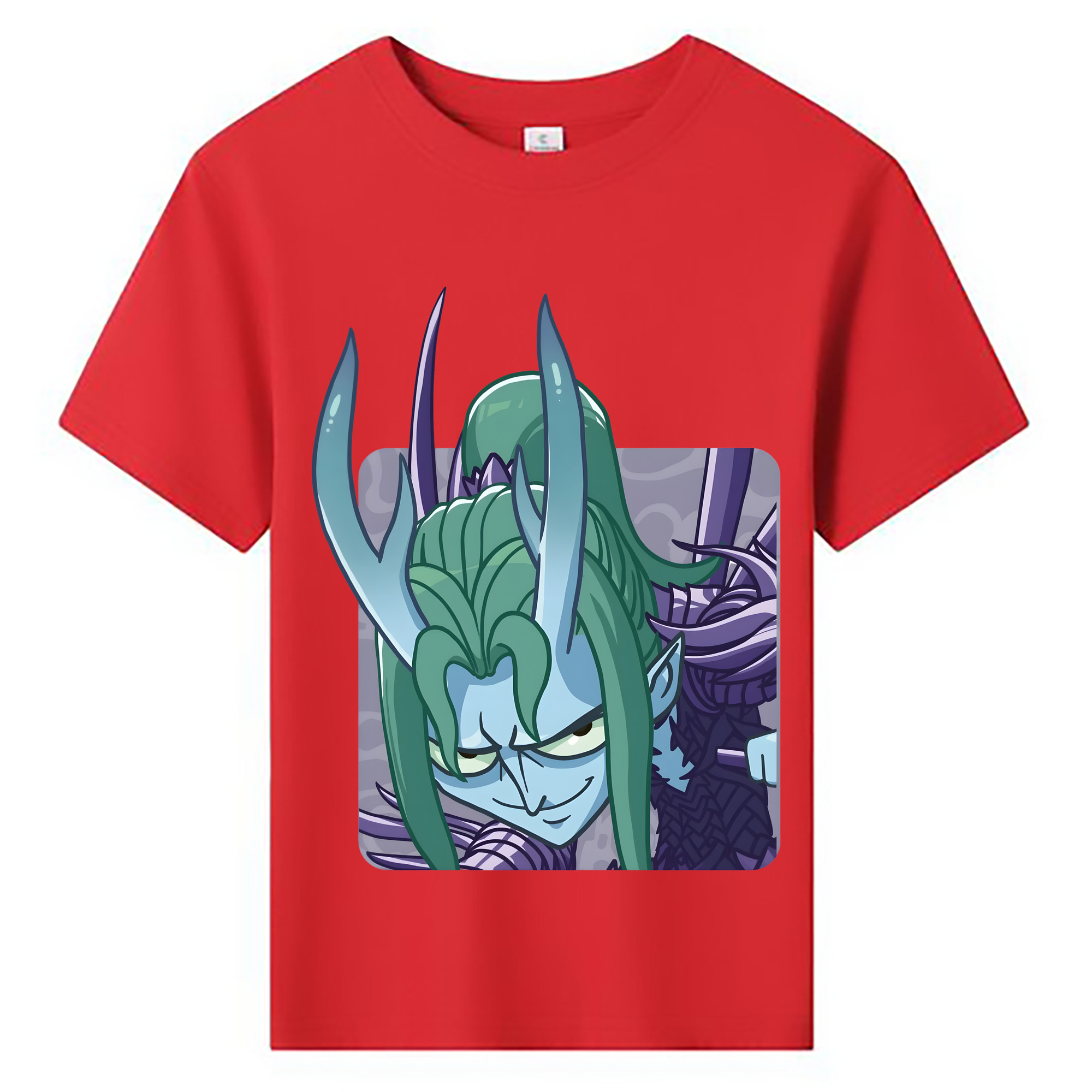 （画像用） Ne Zha 2 ナタ 魔童の大暴れ 綿100％キッズTシャツ（フロントプリント）