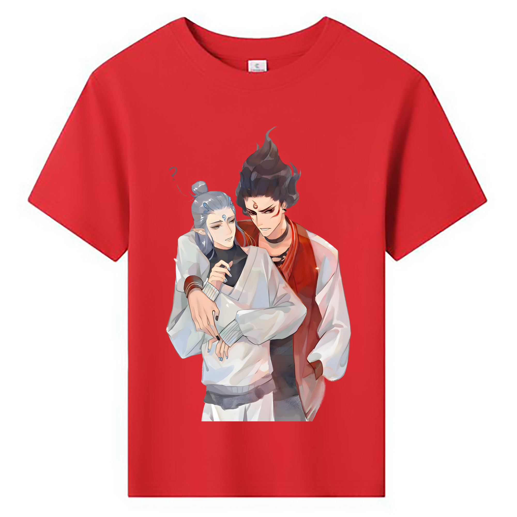（画像用） Ne Zha 2 ナタ 魔童の大暴れ 綿100％キッズTシャツ（フロントプリント）
