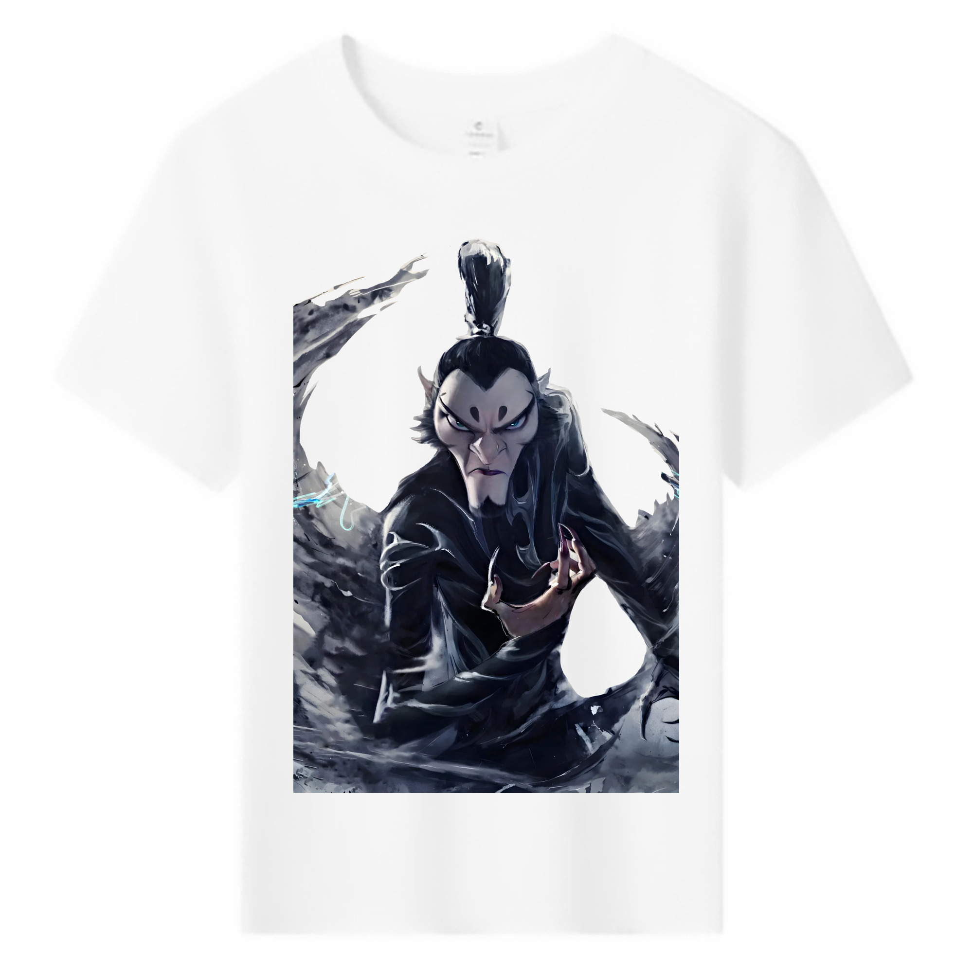 （画像用） Ne Zha 2 ナタ 魔童の大暴れ 綿100％キッズTシャツ（フロントプリント）