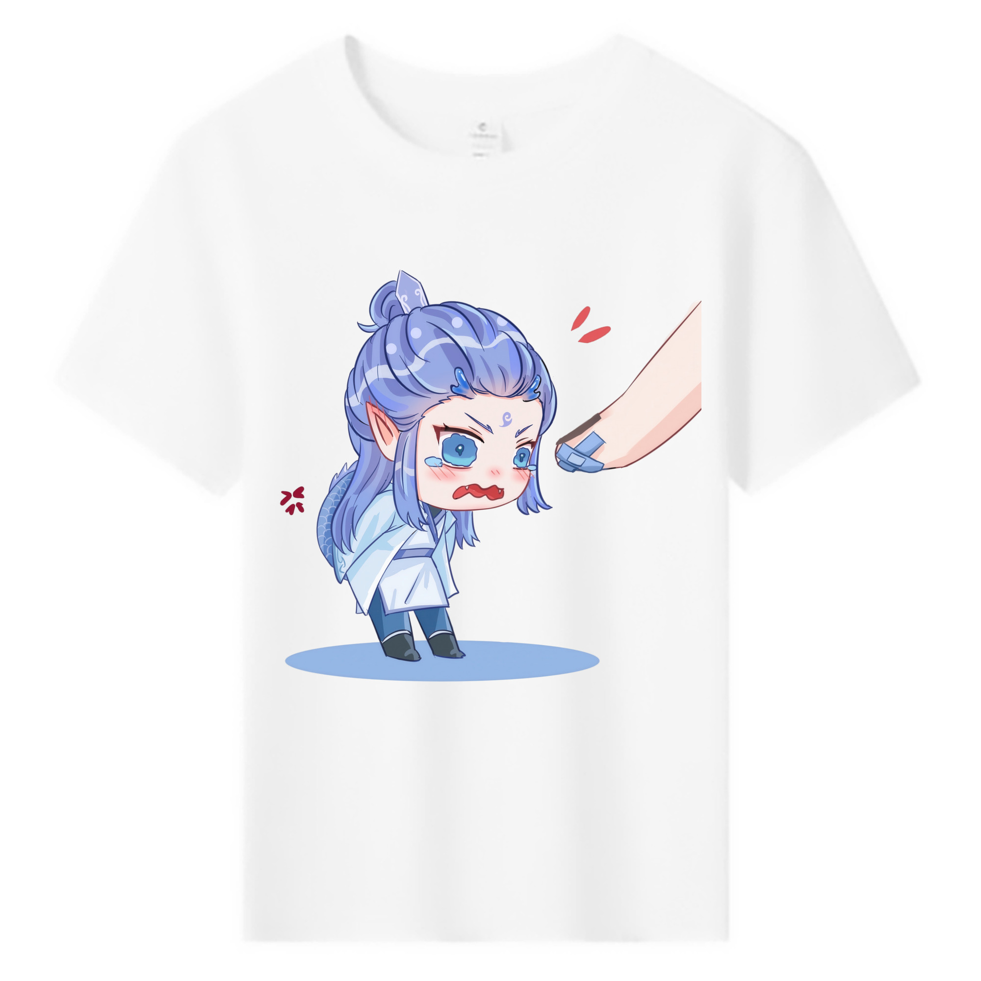 （画像用） Ne Zha 2 ナタ 魔童の大暴れ 綿100％キッズTシャツ（フロントプリント）